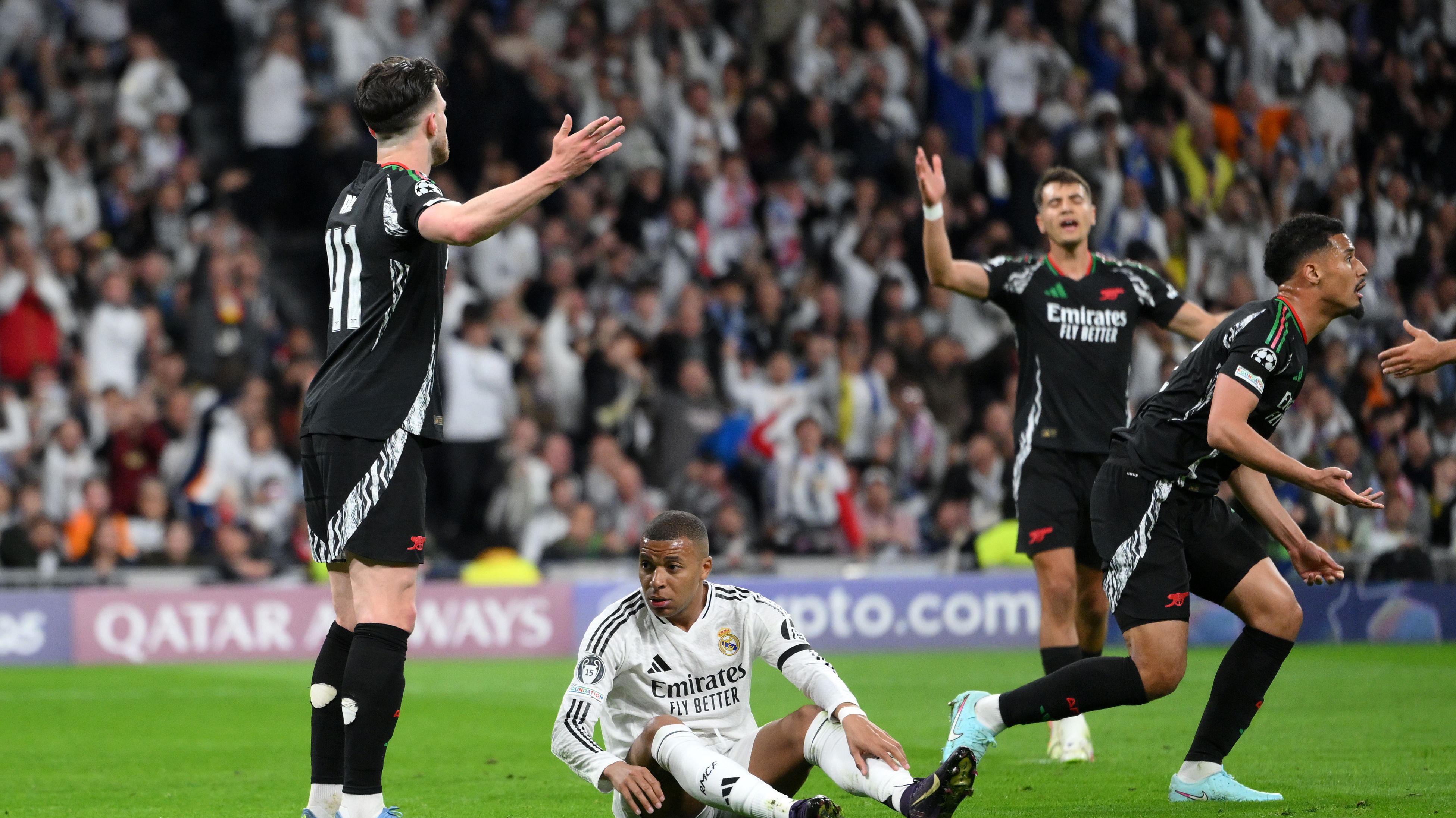 Real Madrid C.F. v Arsenal FC - UEFA Champions League 2024/25 Quarter Final Second Leg