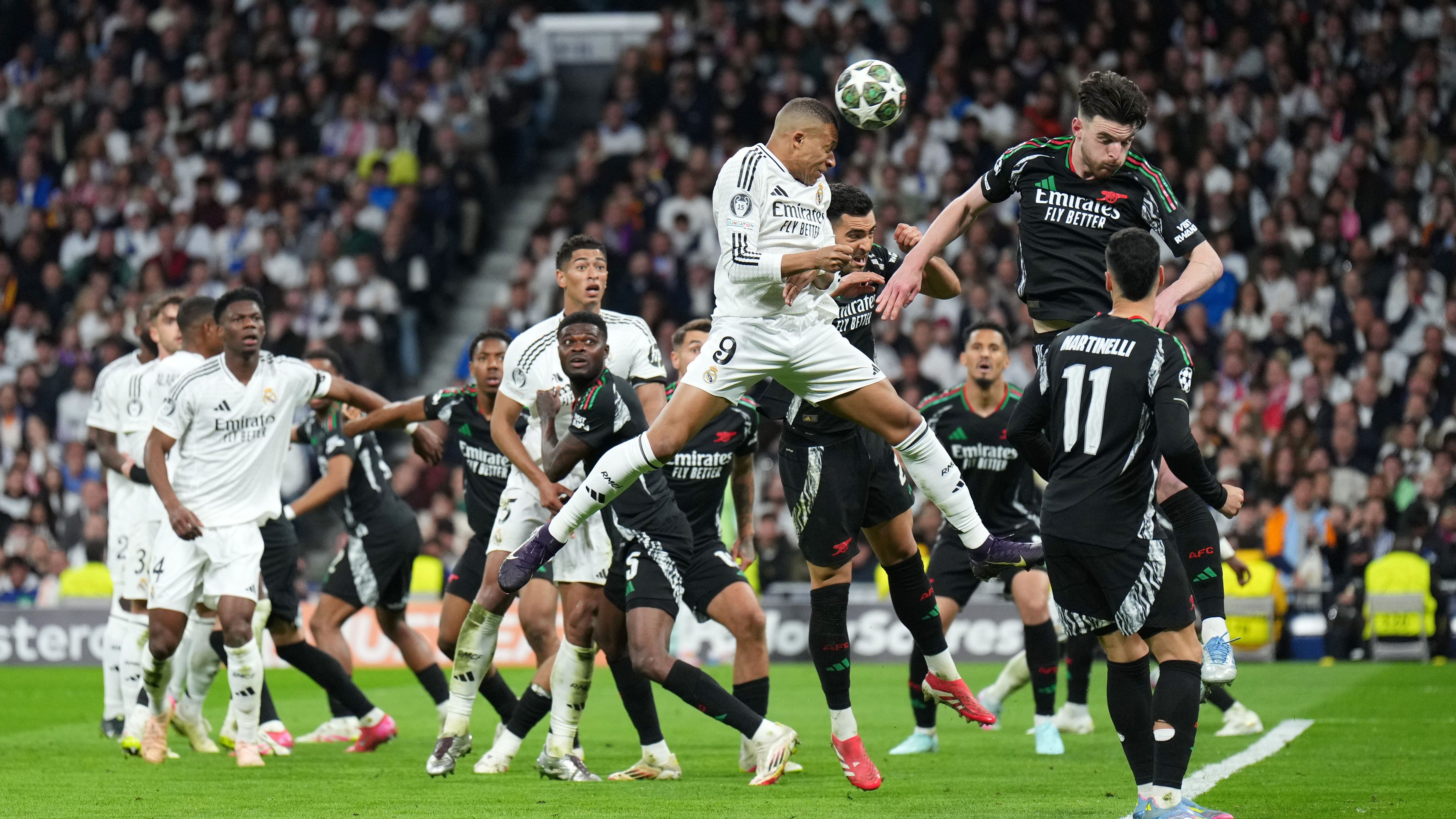 Real Madrid C.F. v Arsenal FC - UEFA Champions League 2024/25 Quarter Final Second Leg