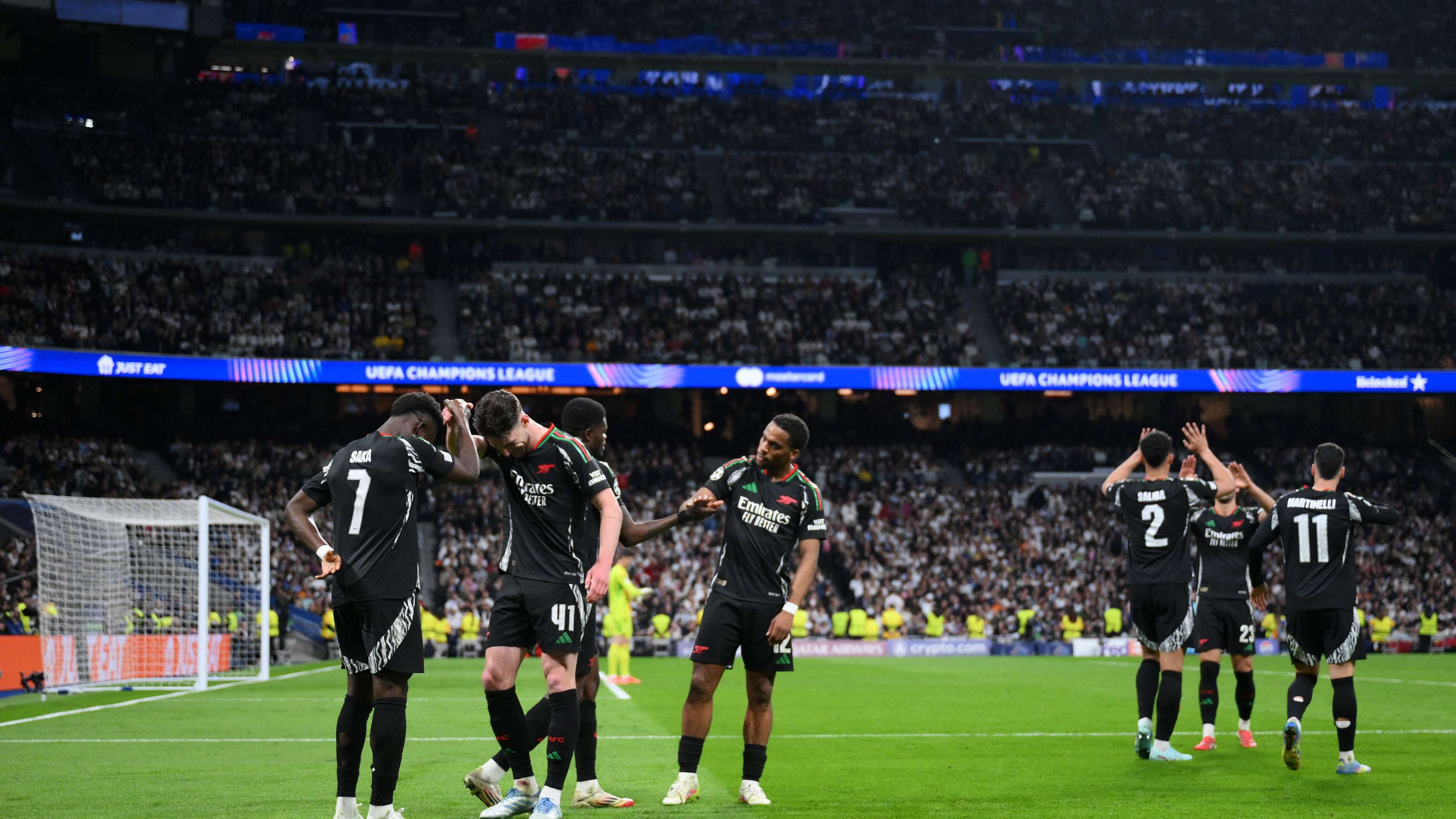 Real Madrid C.F. v Arsenal FC - UEFA Champions League 2024/25 Quarter Final Second Leg