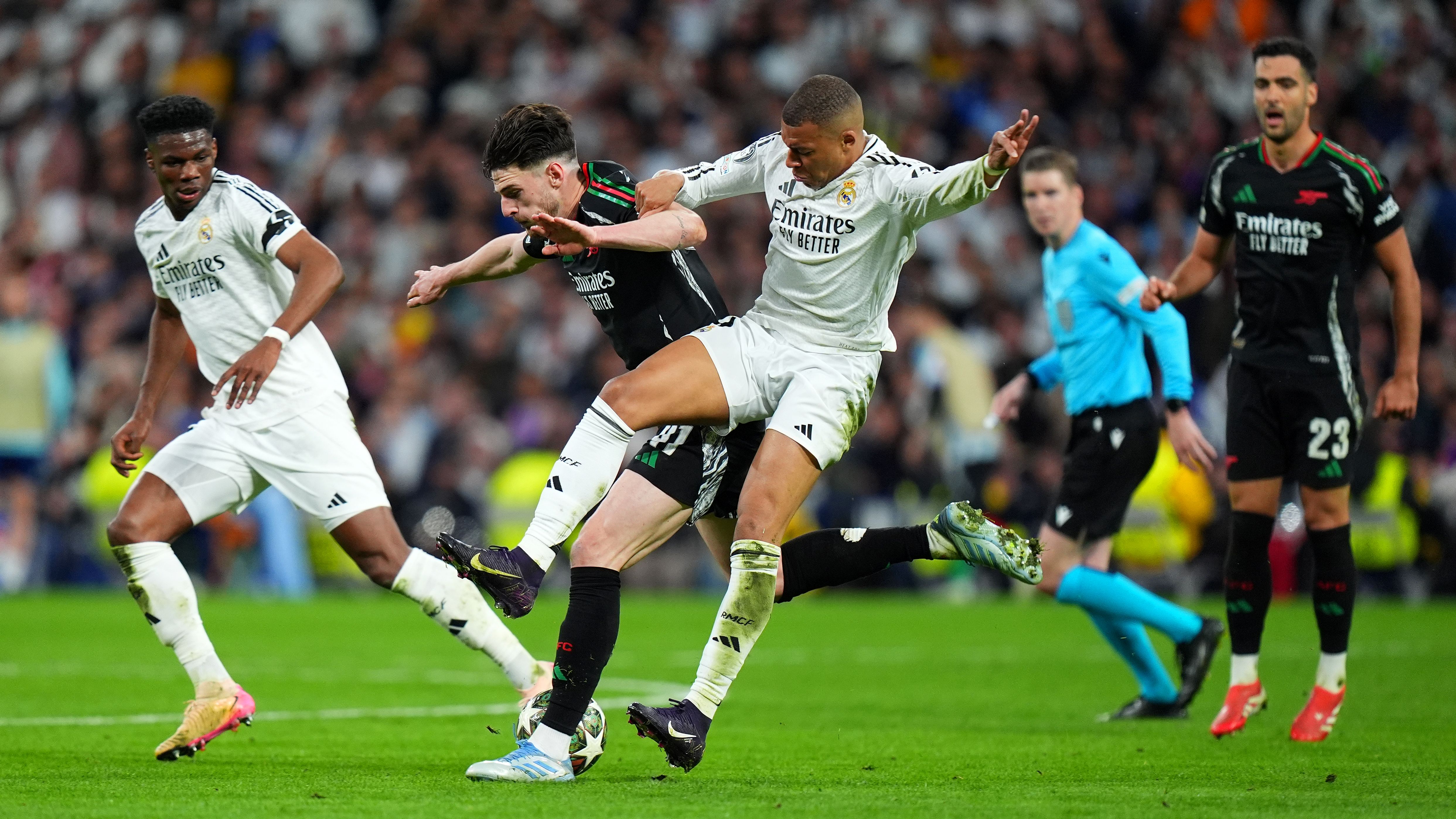 Real Madrid C.F. v Arsenal FC - UEFA Champions League 2024/25 Quarter Final Second Leg