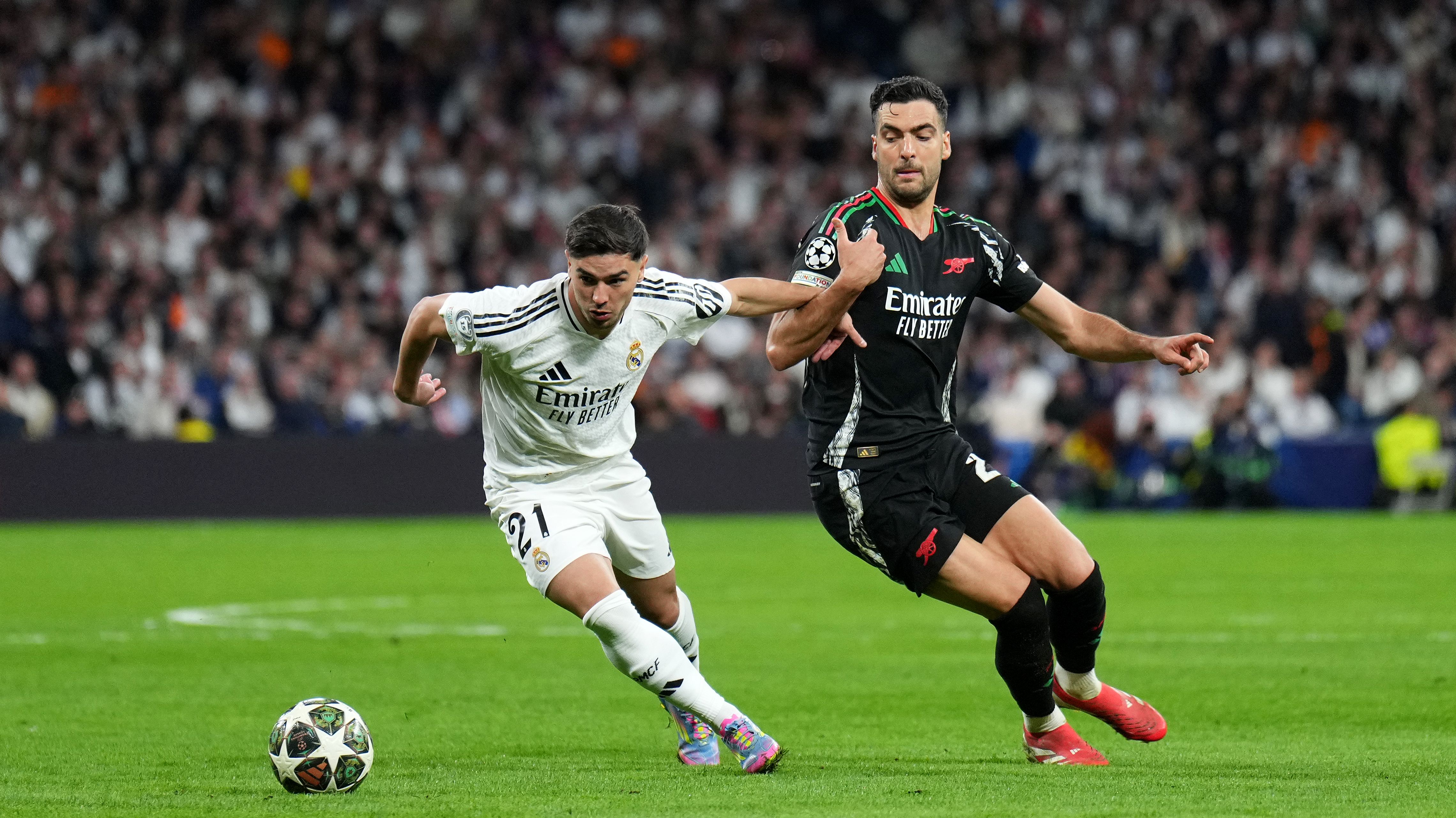 Real Madrid C.F. v Arsenal FC - UEFA Champions League 2024/25 Quarter Final Second Leg