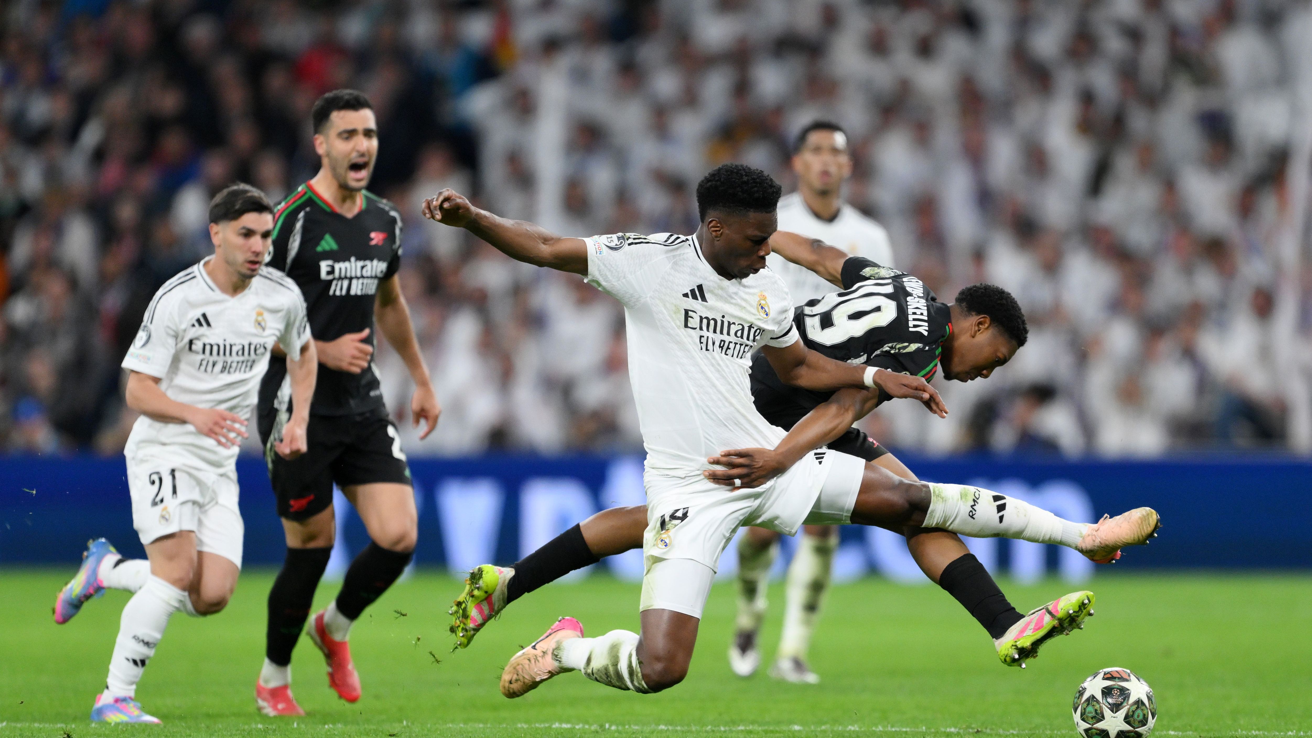 Real Madrid C.F. v Arsenal FC - UEFA Champions League 2024/25 Quarter Final Second Leg