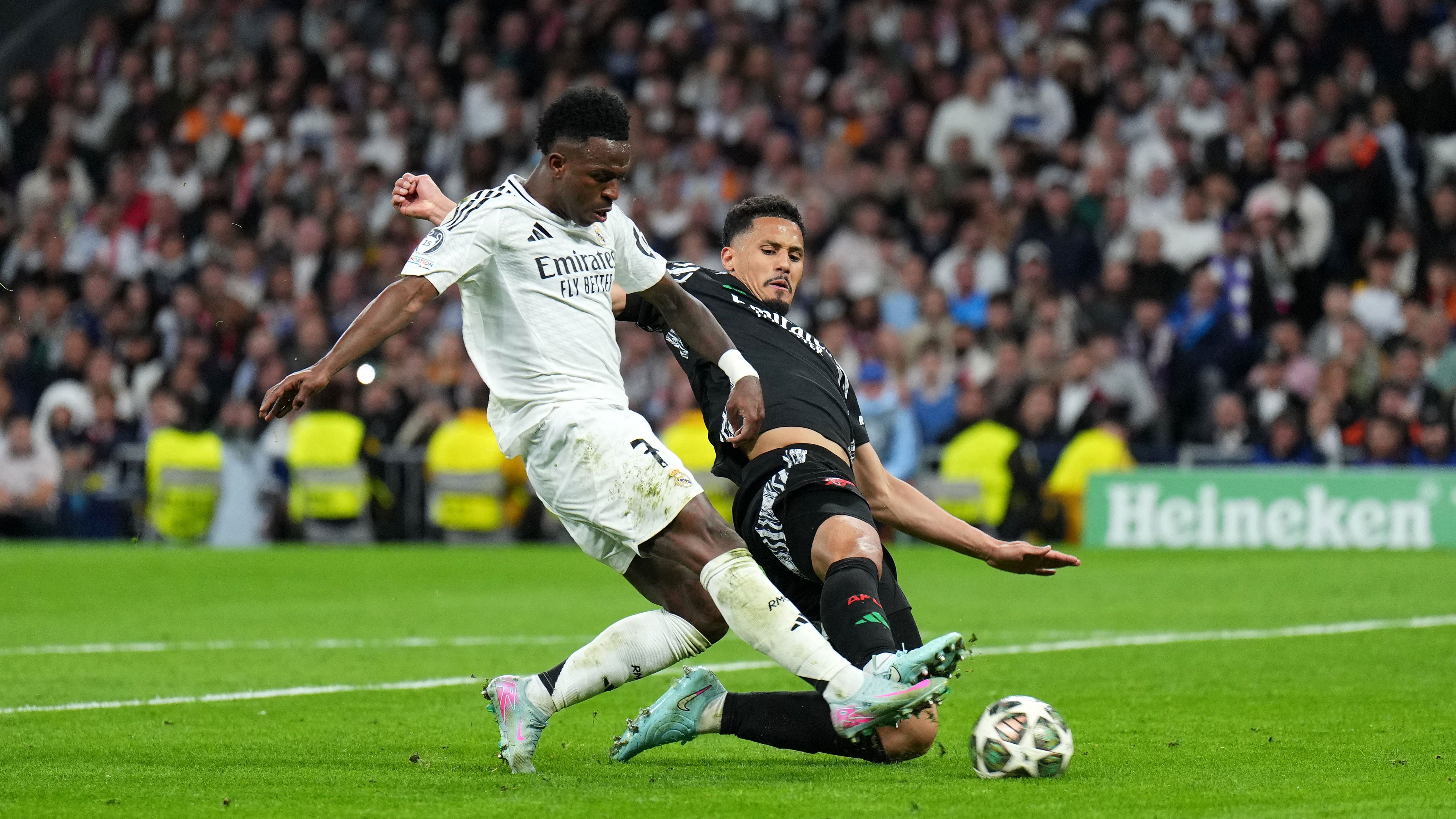 Real Madrid C.F. v Arsenal FC - UEFA Champions League 2024/25 Quarter Final Second Leg