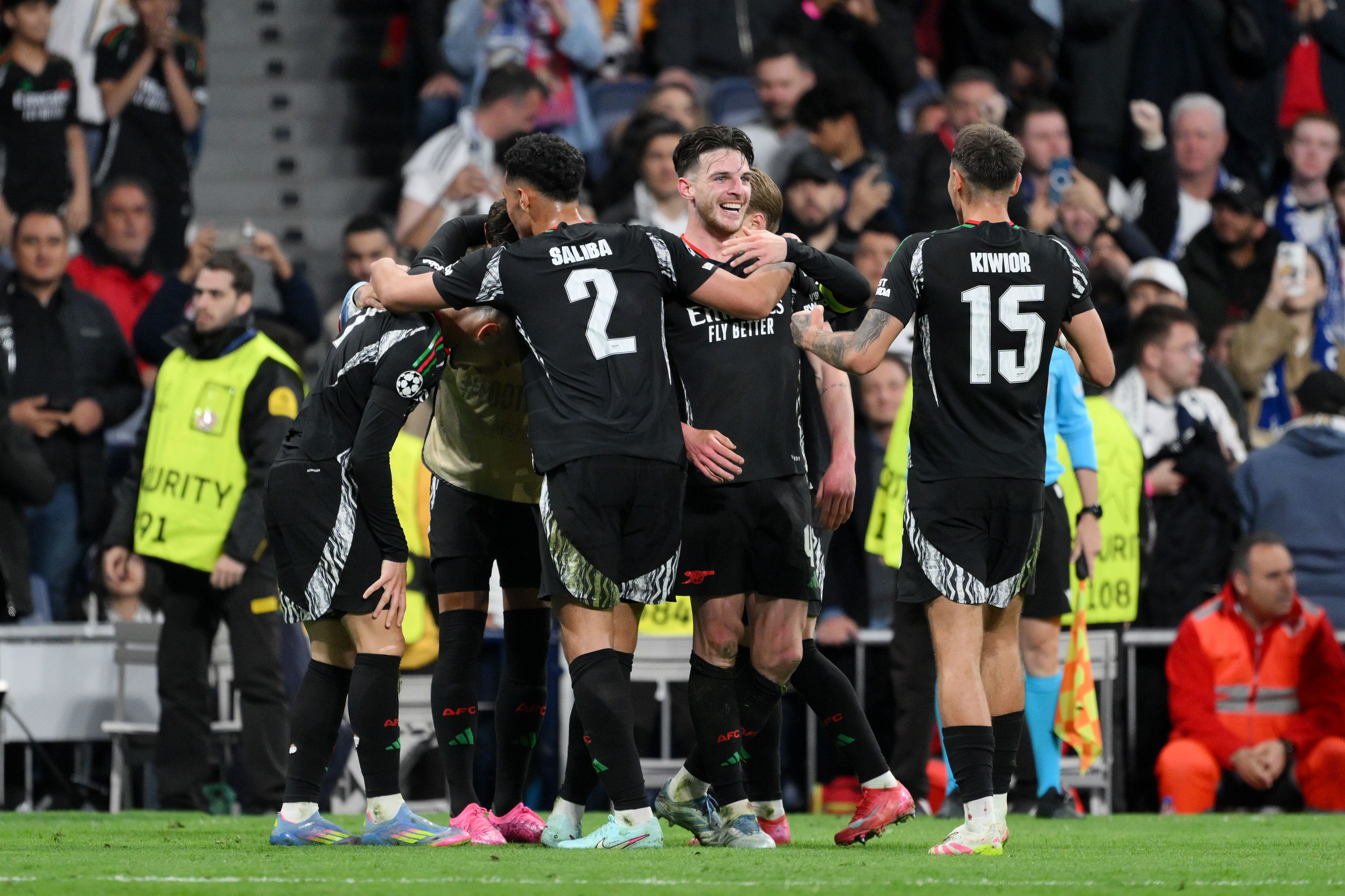 Real Madrid C.F. v Arsenal FC - UEFA Champions League 2024/25 Quarter Final Second Leg