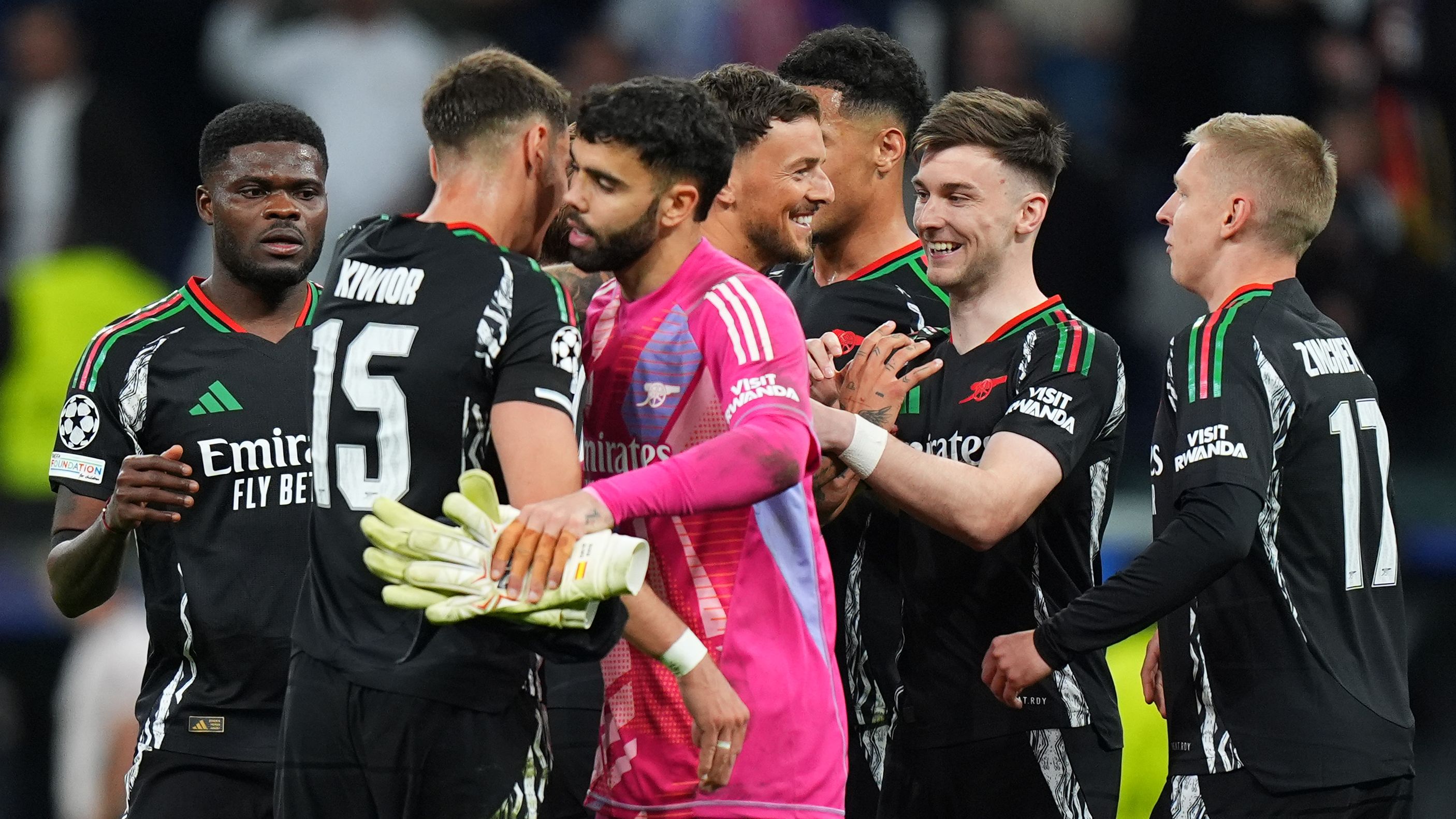 Real Madrid C.F. v Arsenal FC - UEFA Champions League 2024/25 Quarter Final Second Leg