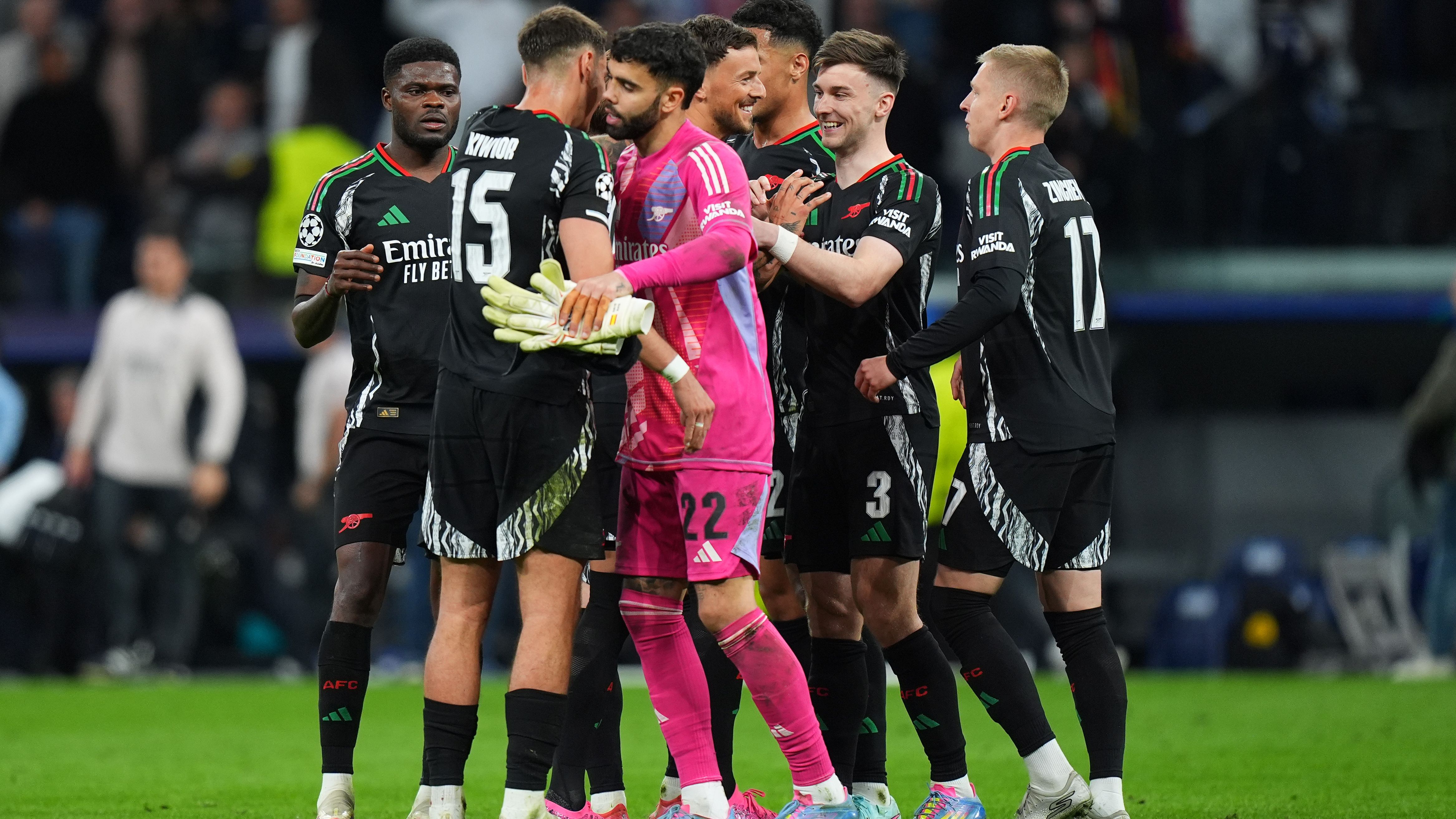 Real Madrid C.F. v Arsenal FC - UEFA Champions League 2024/25 Quarter Final Second Leg