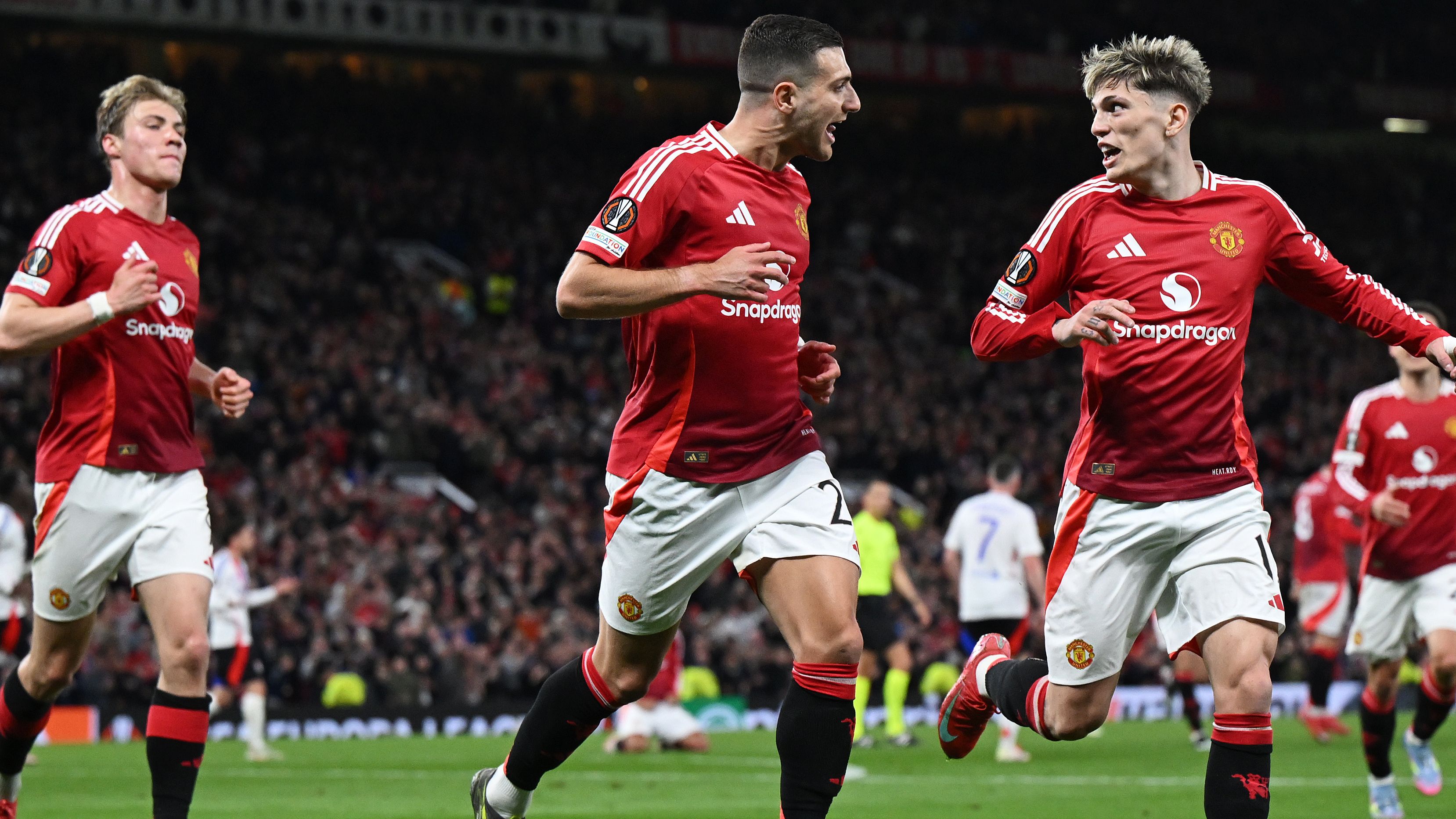 Manchester United v Olympique Lyonnais - UEFA Europa League 2024/25 Quarter Final Second Leg