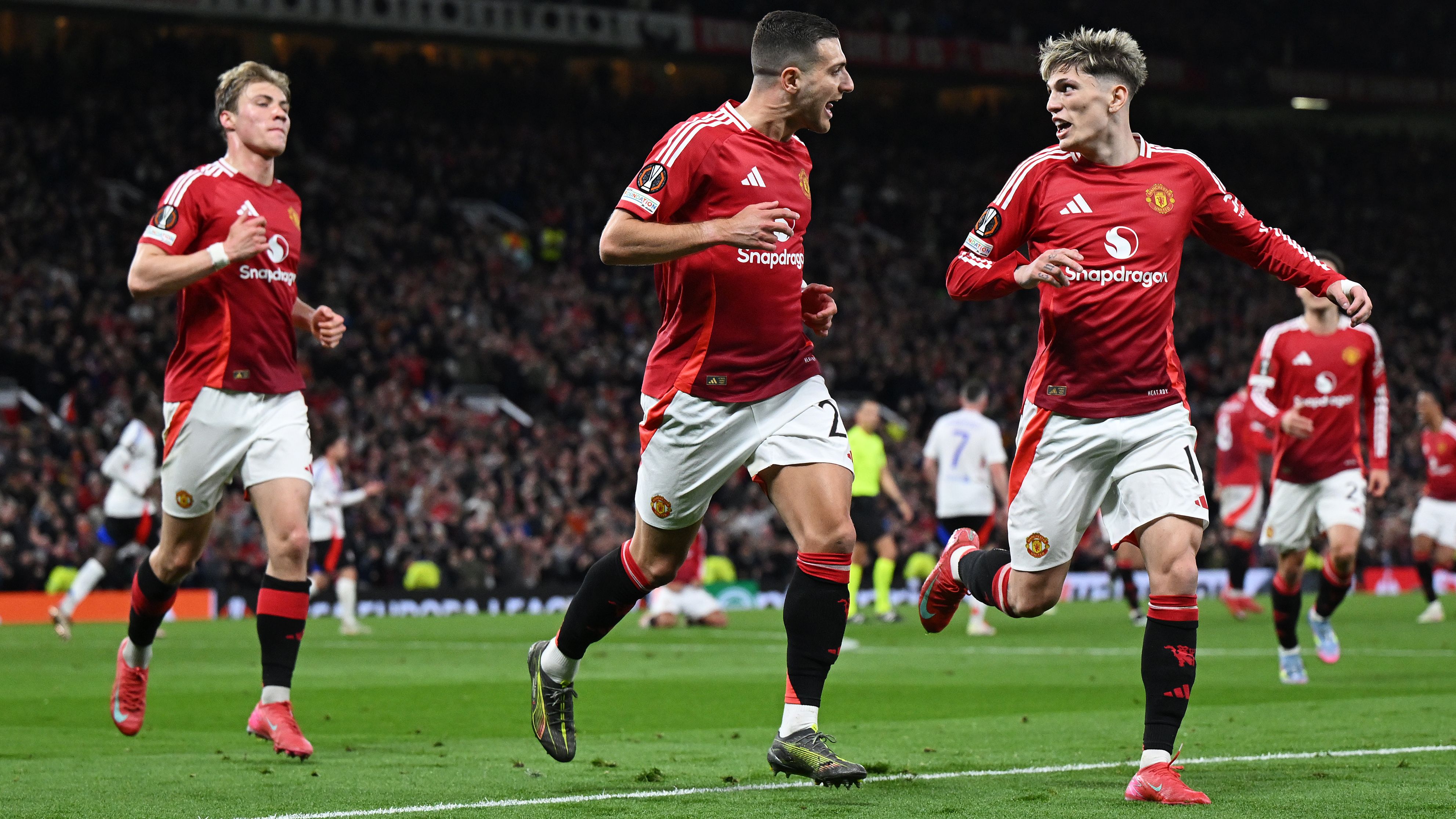 Manchester United v Olympique Lyonnais - UEFA Europa League 2024/25 Quarter Final Second Leg