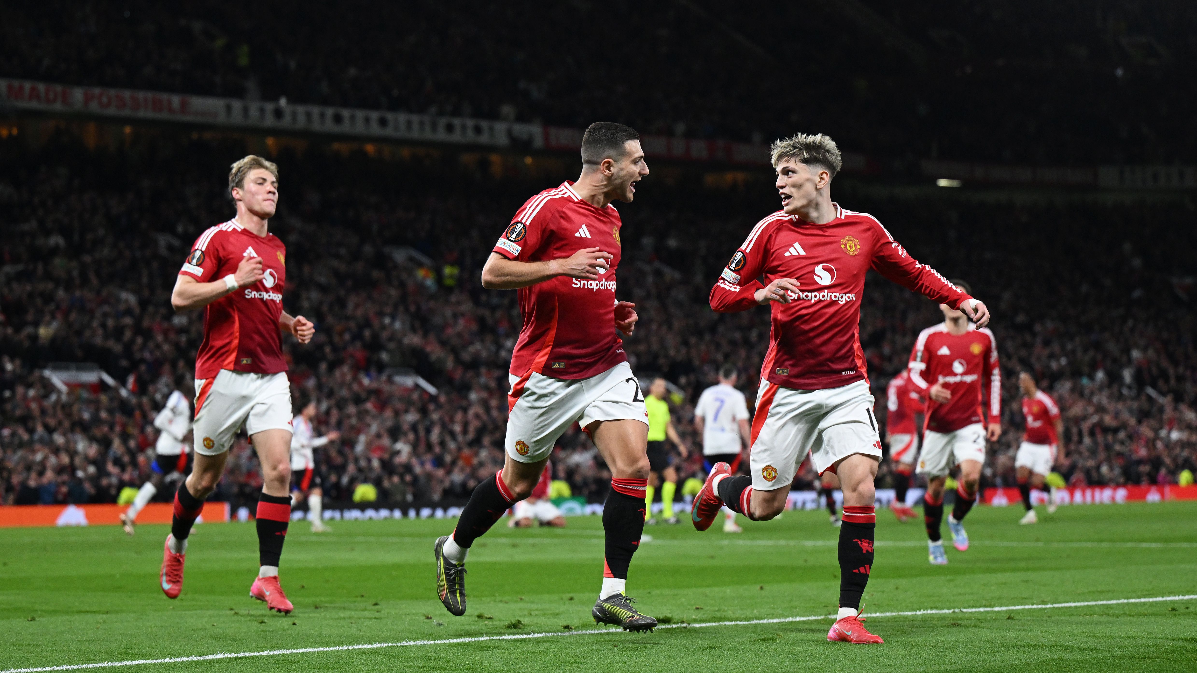 Manchester United v Olympique Lyonnais - UEFA Europa League 2024/25 Quarter Final Second Leg