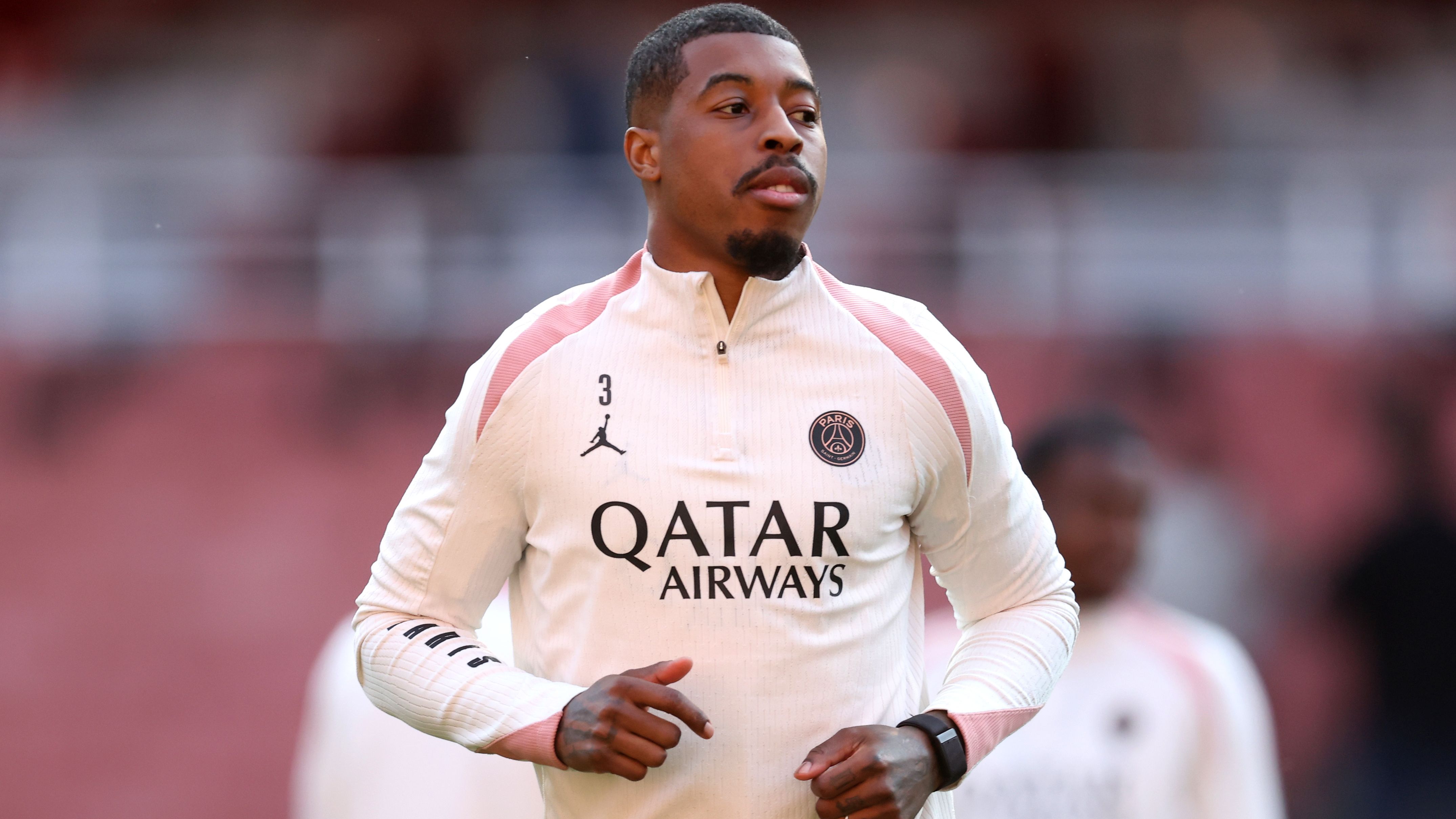 Paris Saint-Germain Training Session And Press Conference - UEFA Champions League 2024/25 Semi Final First Leg