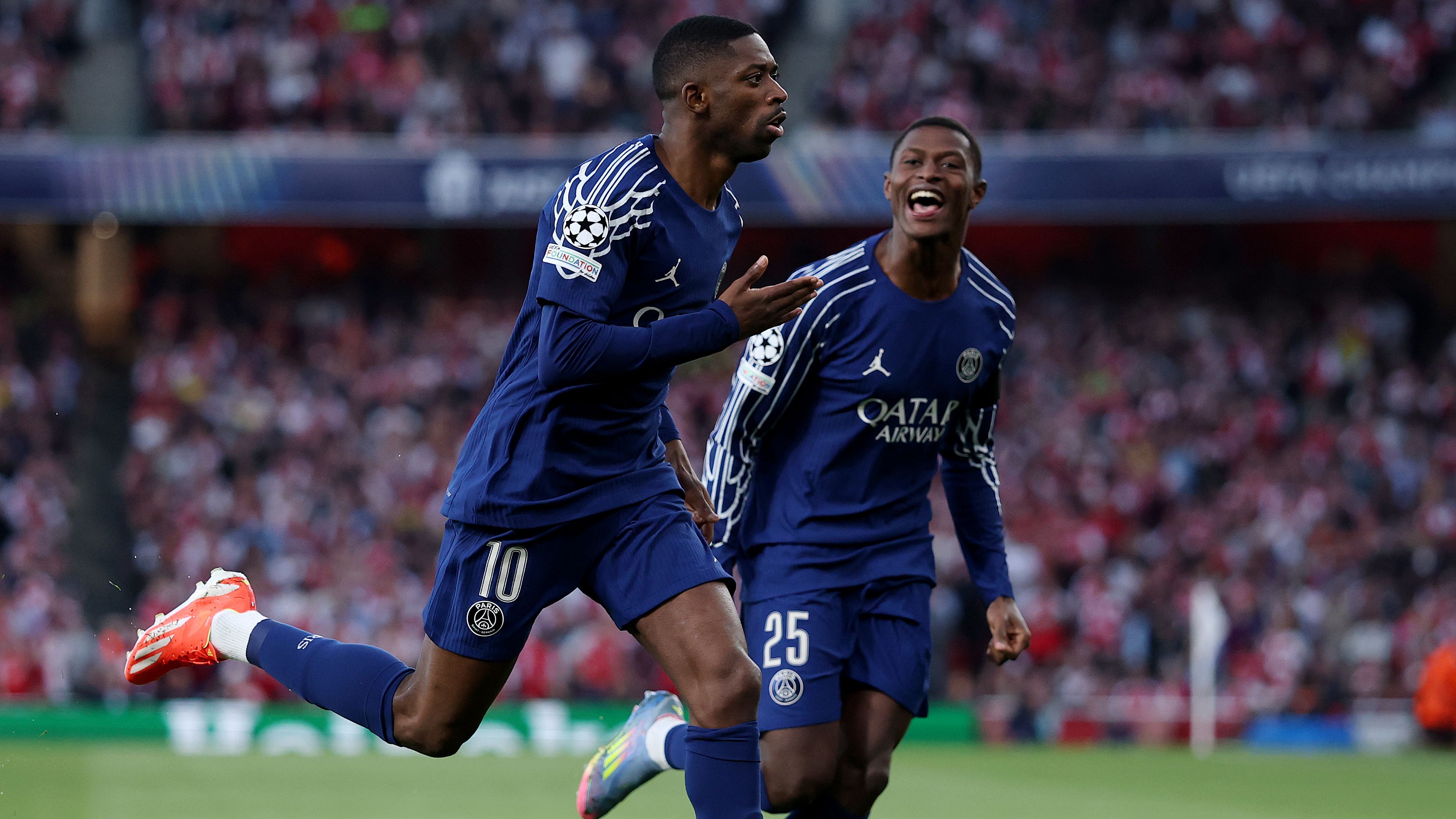 Arsenal FC v Paris Saint-Germain - UEFA Champions League 2024/25 Semi Final First Leg