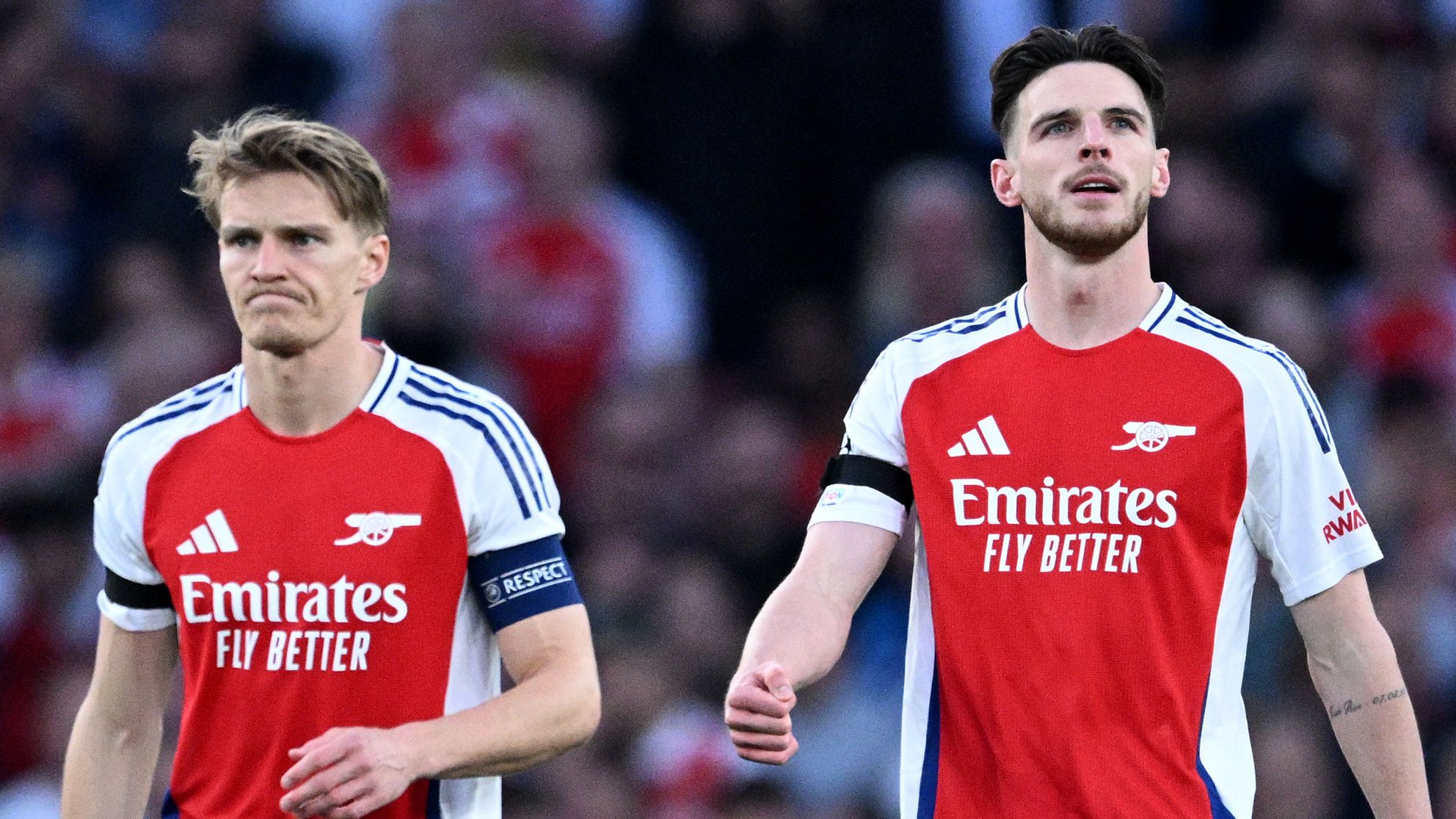 Arsenal FC v Paris Saint-Germain - UEFA Champions League 2024/25 Semi Final First Leg