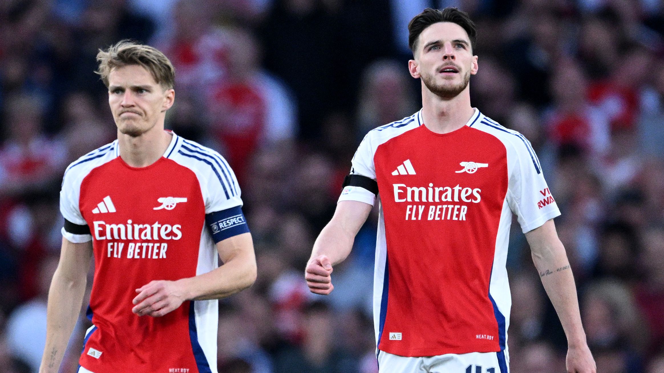 Arsenal FC v Paris Saint-Germain - UEFA Champions League 2024/25 Semi Final First Leg