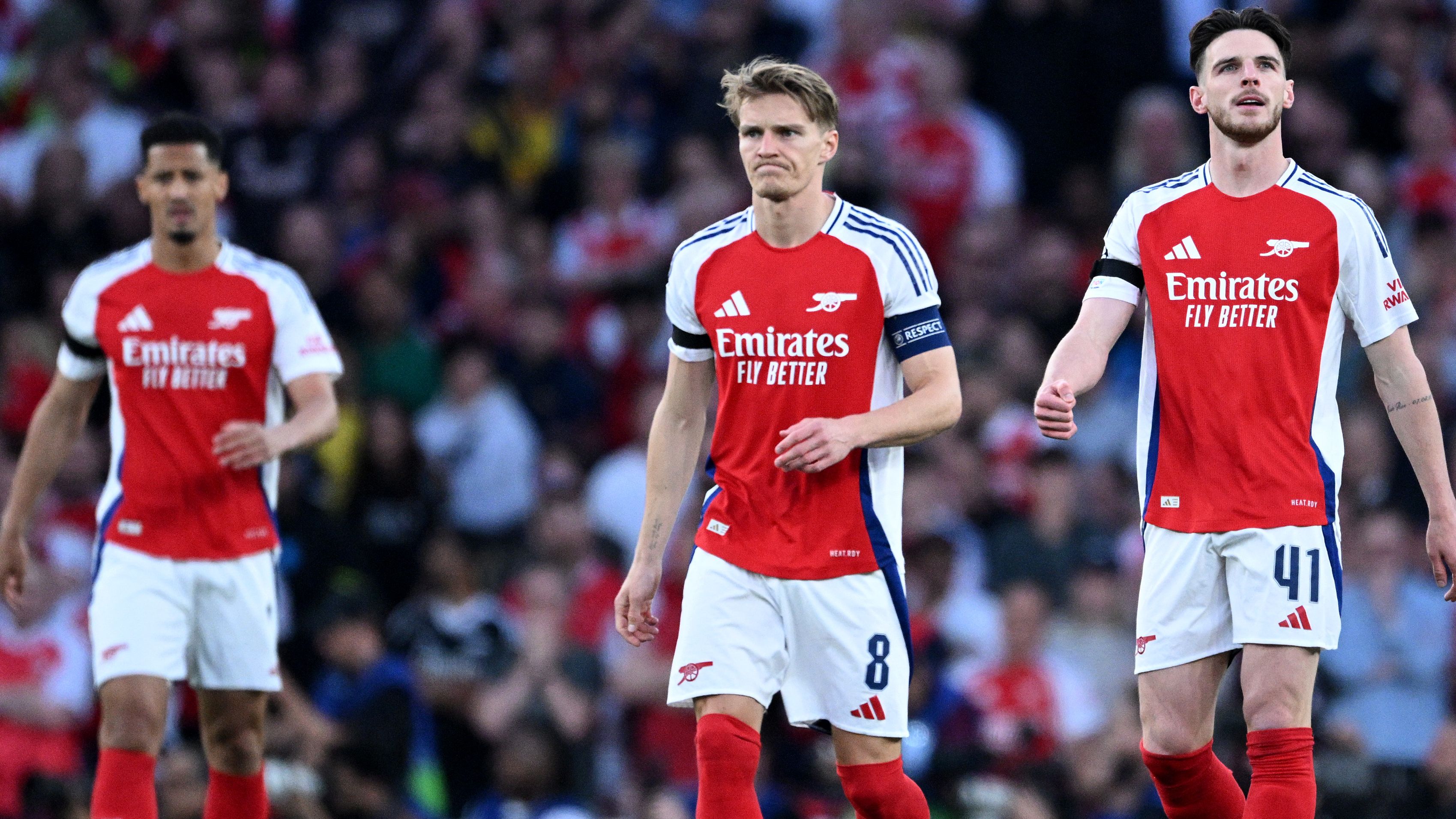 Arsenal FC v Paris Saint-Germain - UEFA Champions League 2024/25 Semi Final First Leg