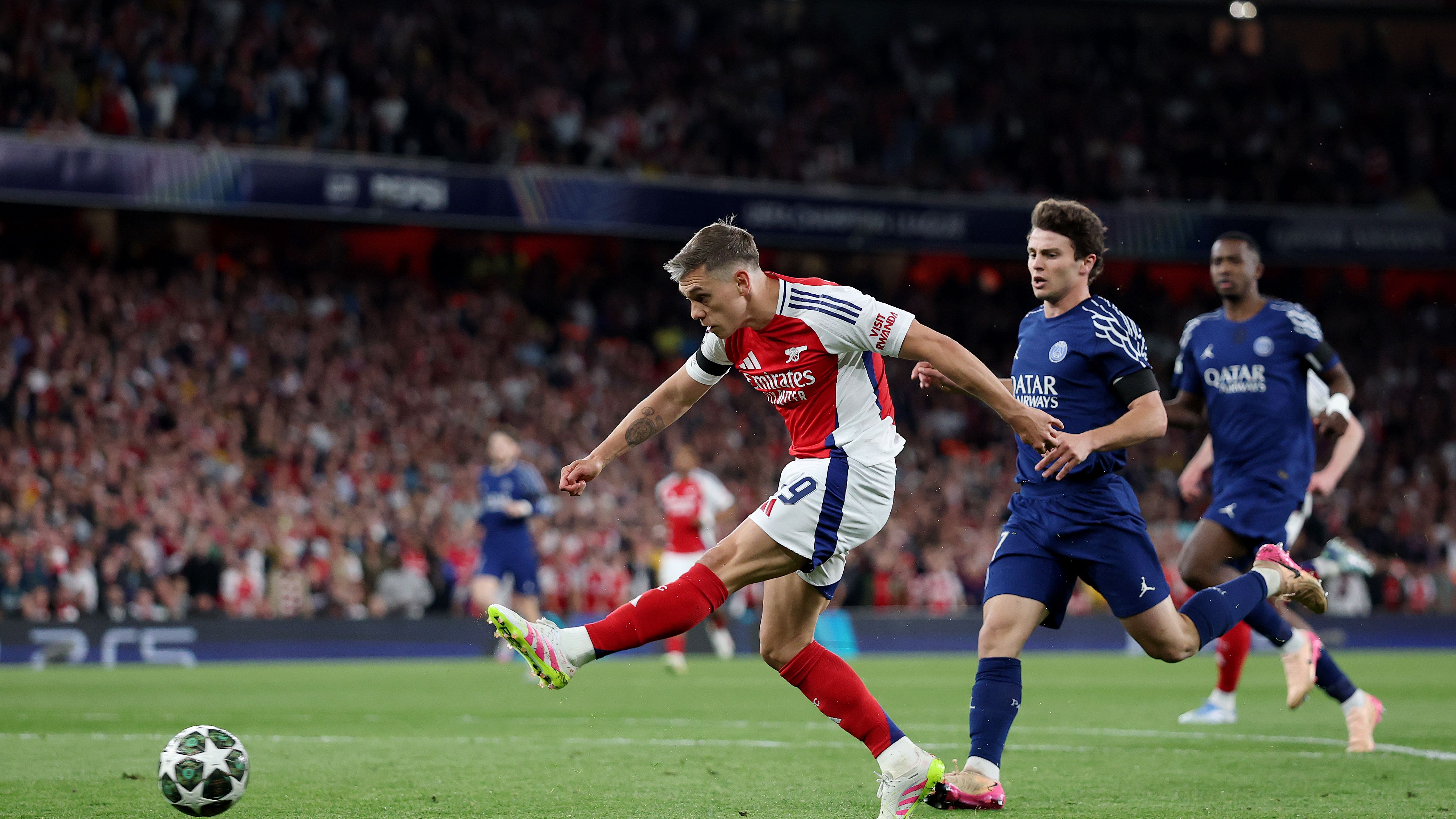 Arsenal FC v Paris Saint-Germain - UEFA Champions League 2024/25 Semi Final First Leg