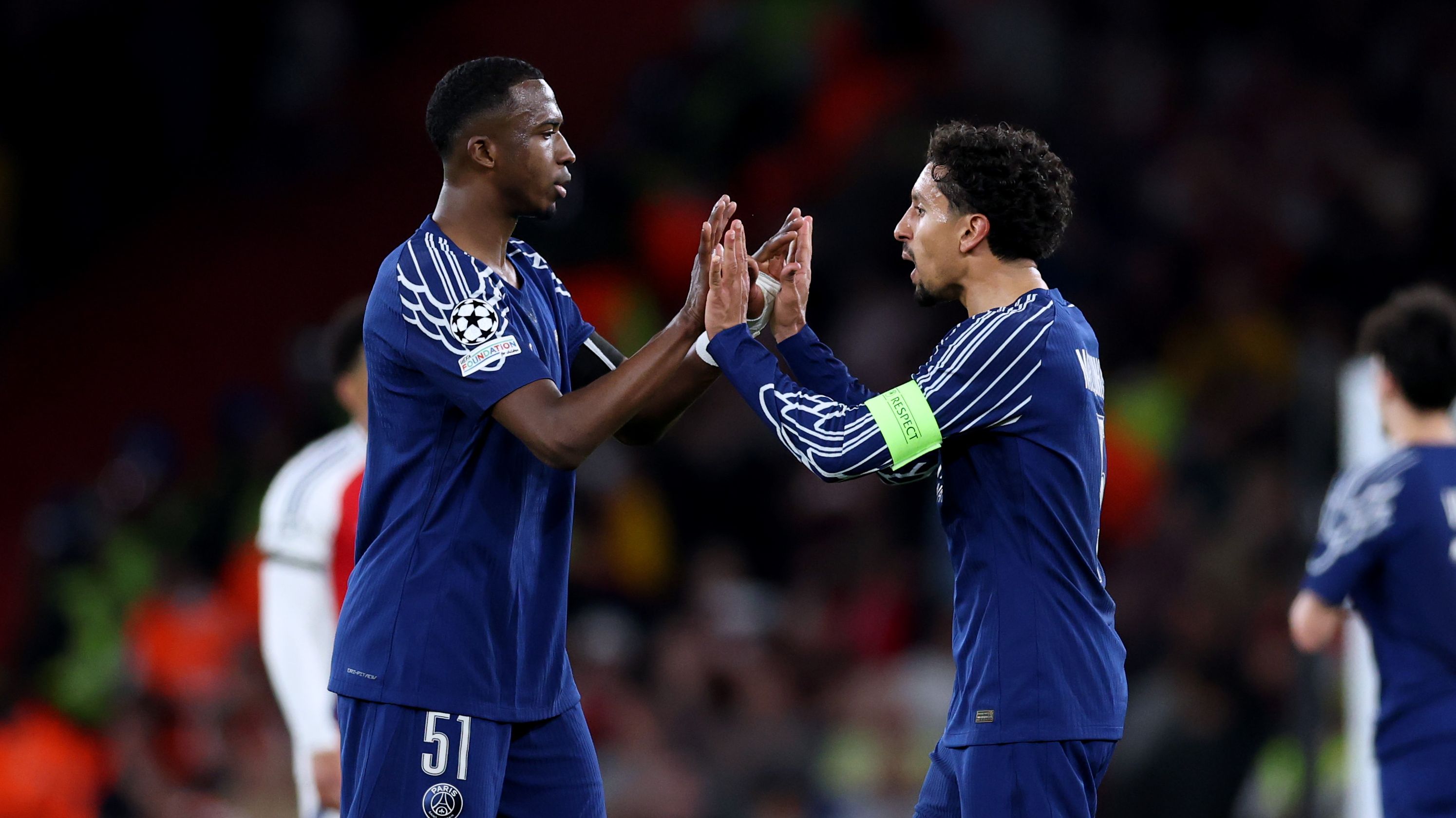 Arsenal FC v Paris Saint-Germain - UEFA Champions League 2024/25 Semi Final First Leg