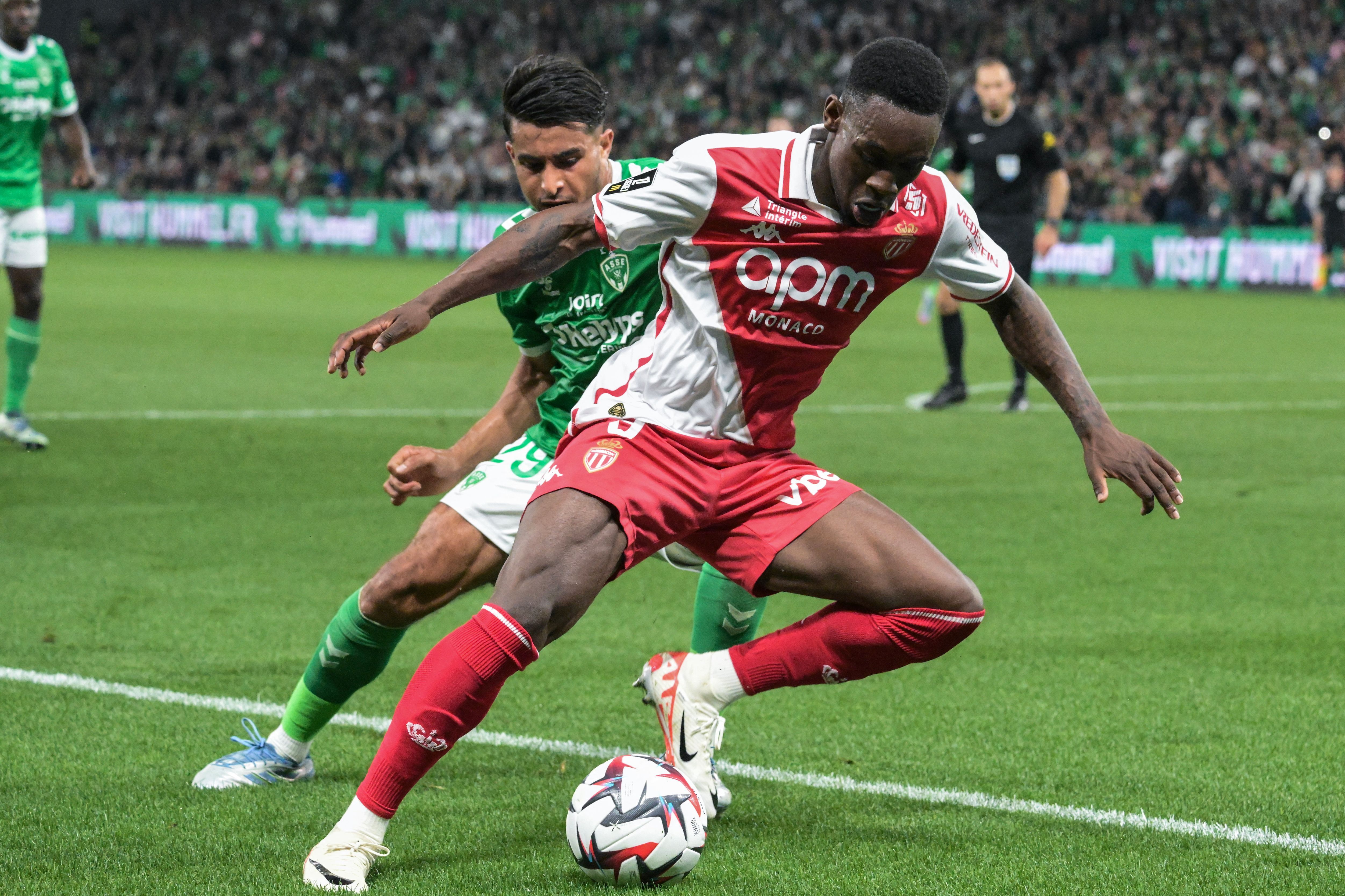 FBL-FRA-LIGUE1-SAINT-ETIENNE-MONACO
