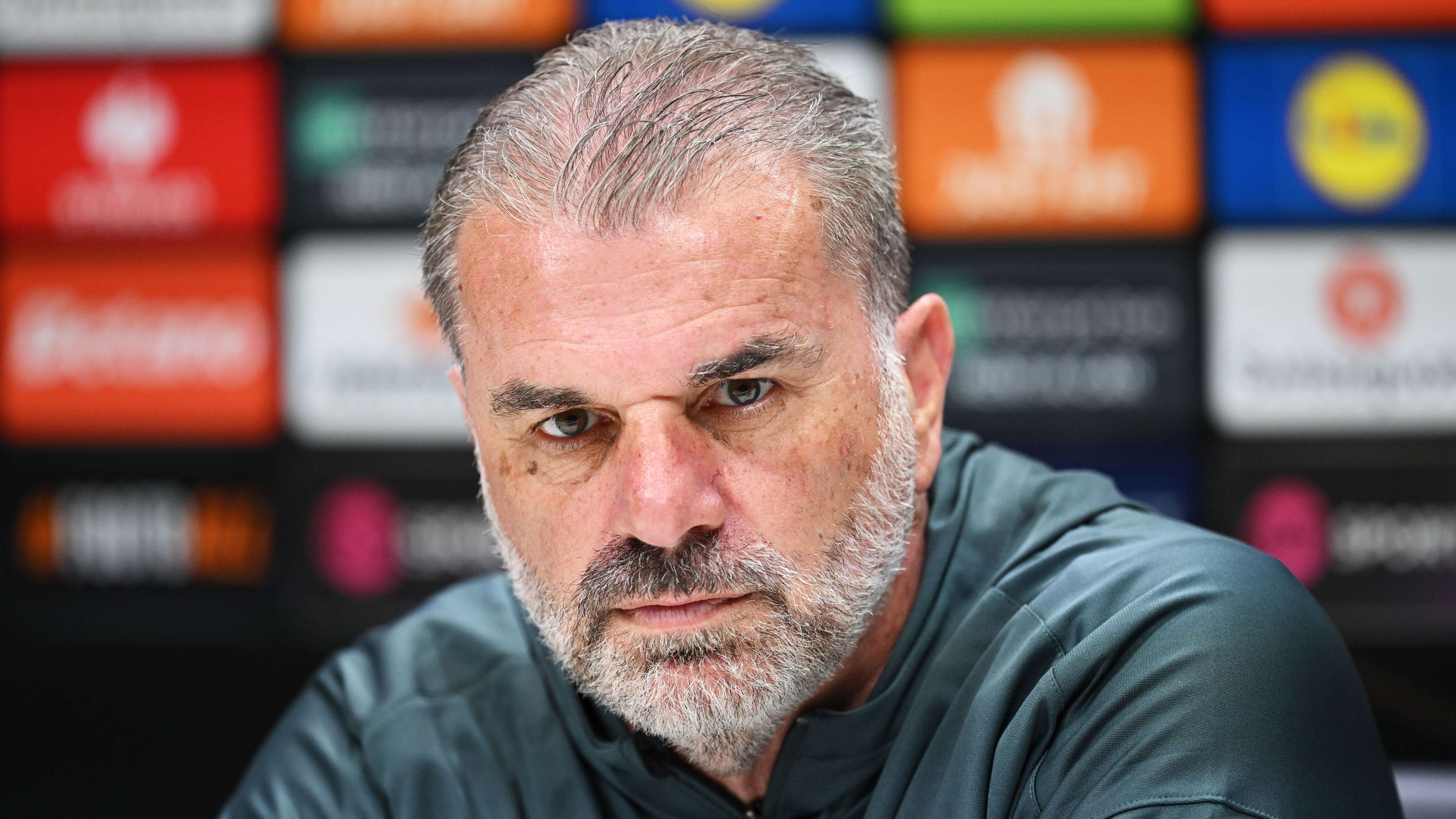 Tottenham Hotspur Training Session And Press Conference - UEFA Europa League 2024/25 Semi Final First Leg