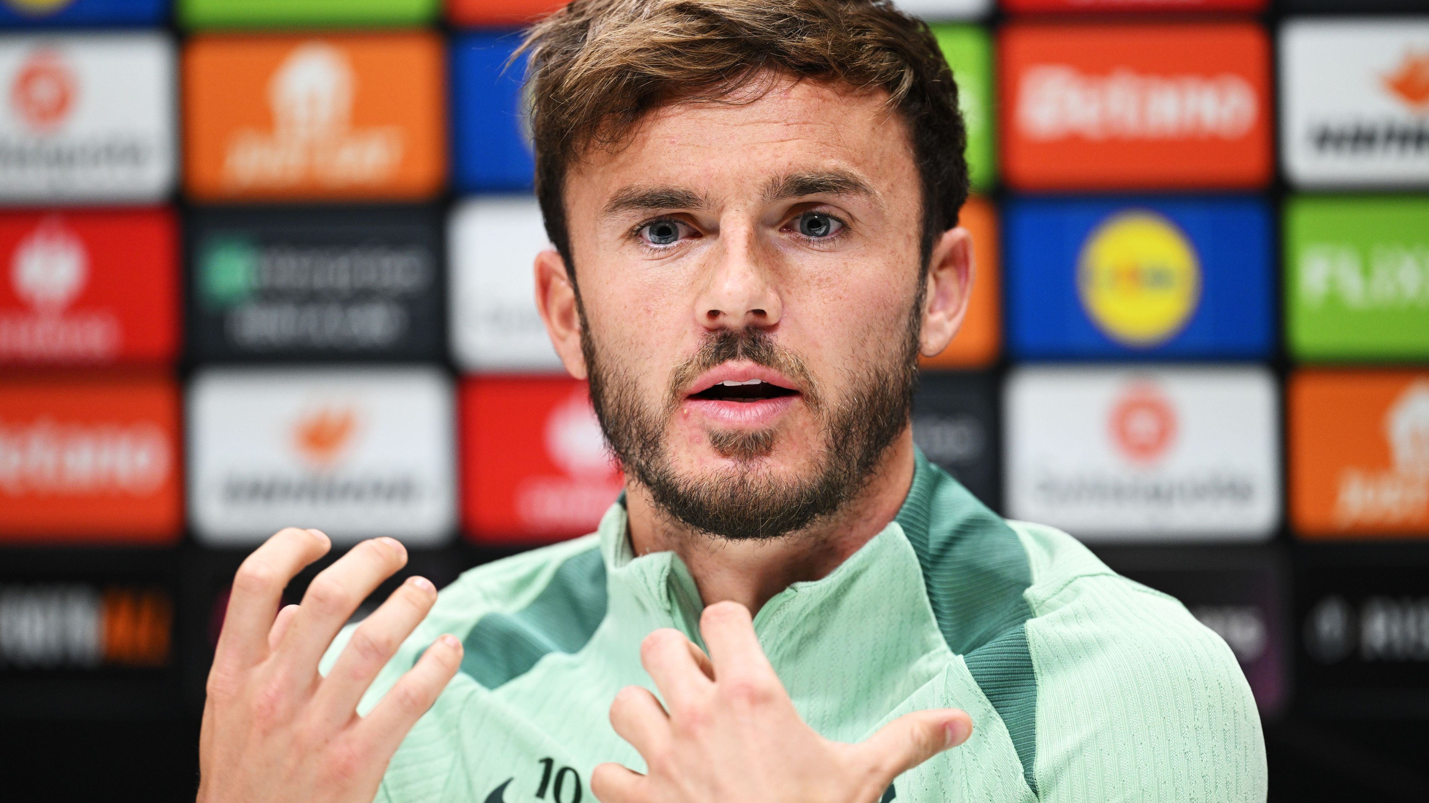 Tottenham Hotspur Training Session And Press Conference - UEFA Europa League 2024/25 Semi Final First Leg