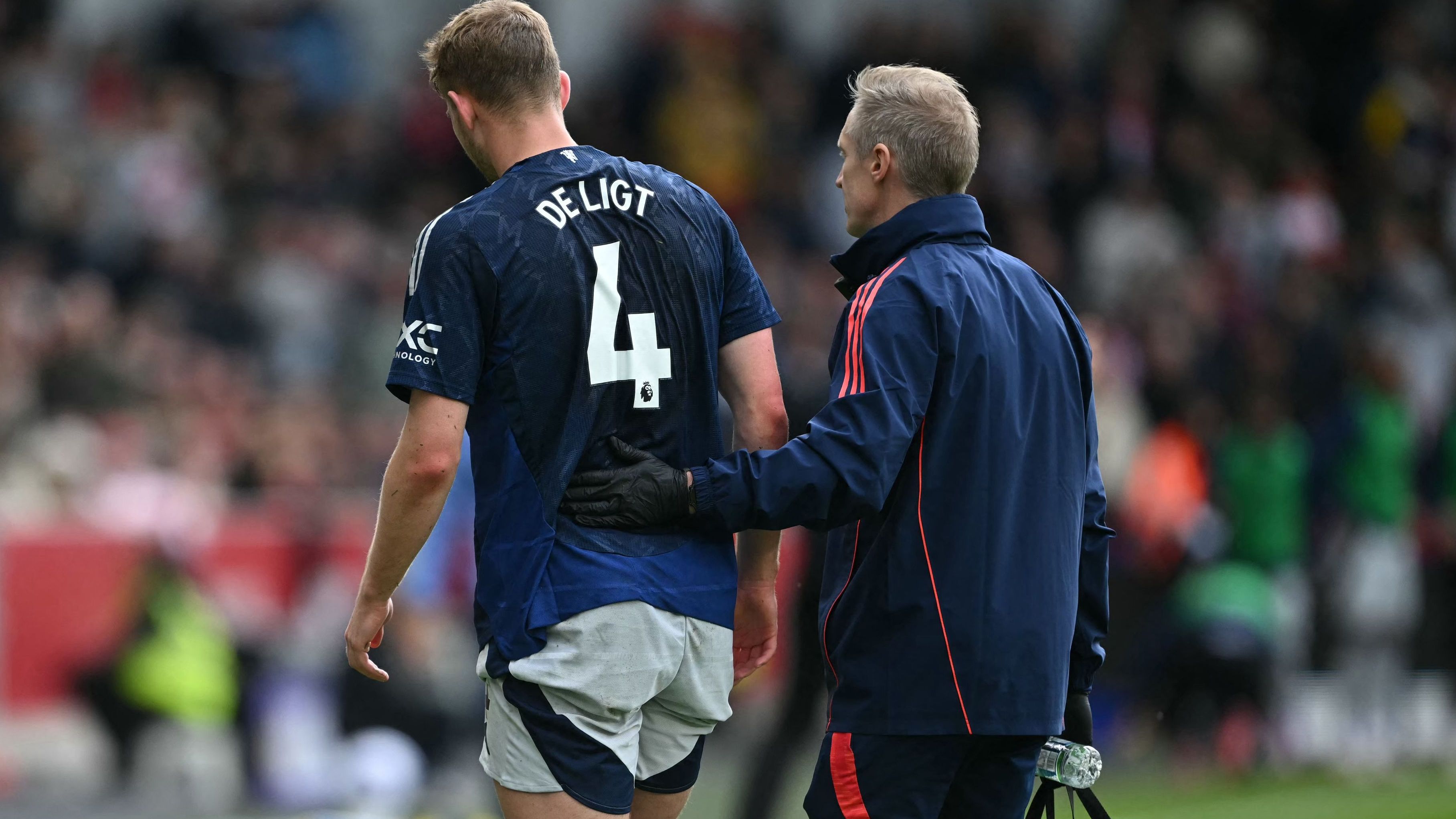 VIDEO: Man Utd's fans' worst fears confirmed as Leny Yoro and Matthijs de Ligt absent from training ahead of Europa League final