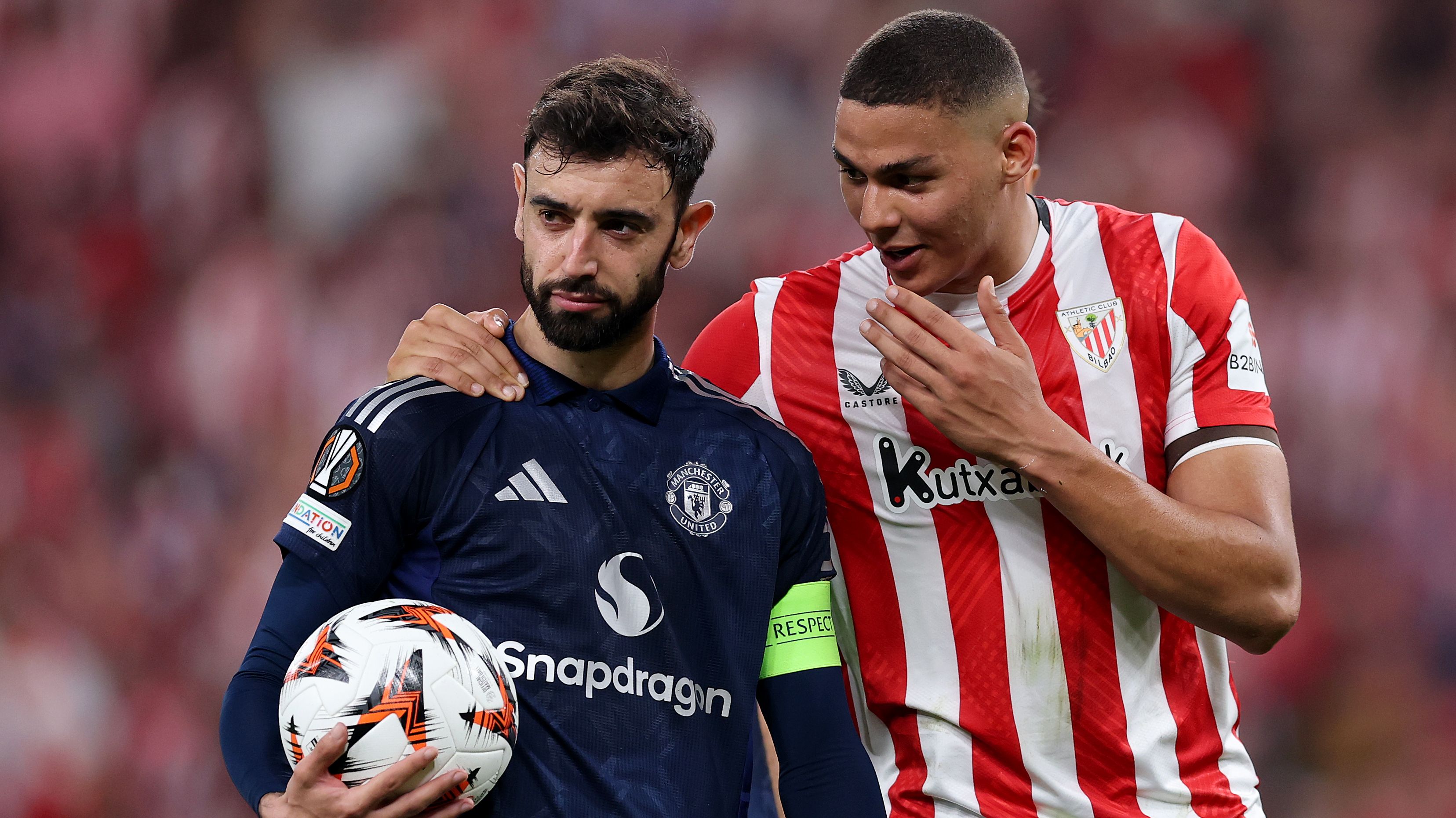 'Do you know the rules?' - Bruno Fernandes snipes back at journalist over controversial red card in Man Utd's Europa League win at Athletic Club | Goal.com UK