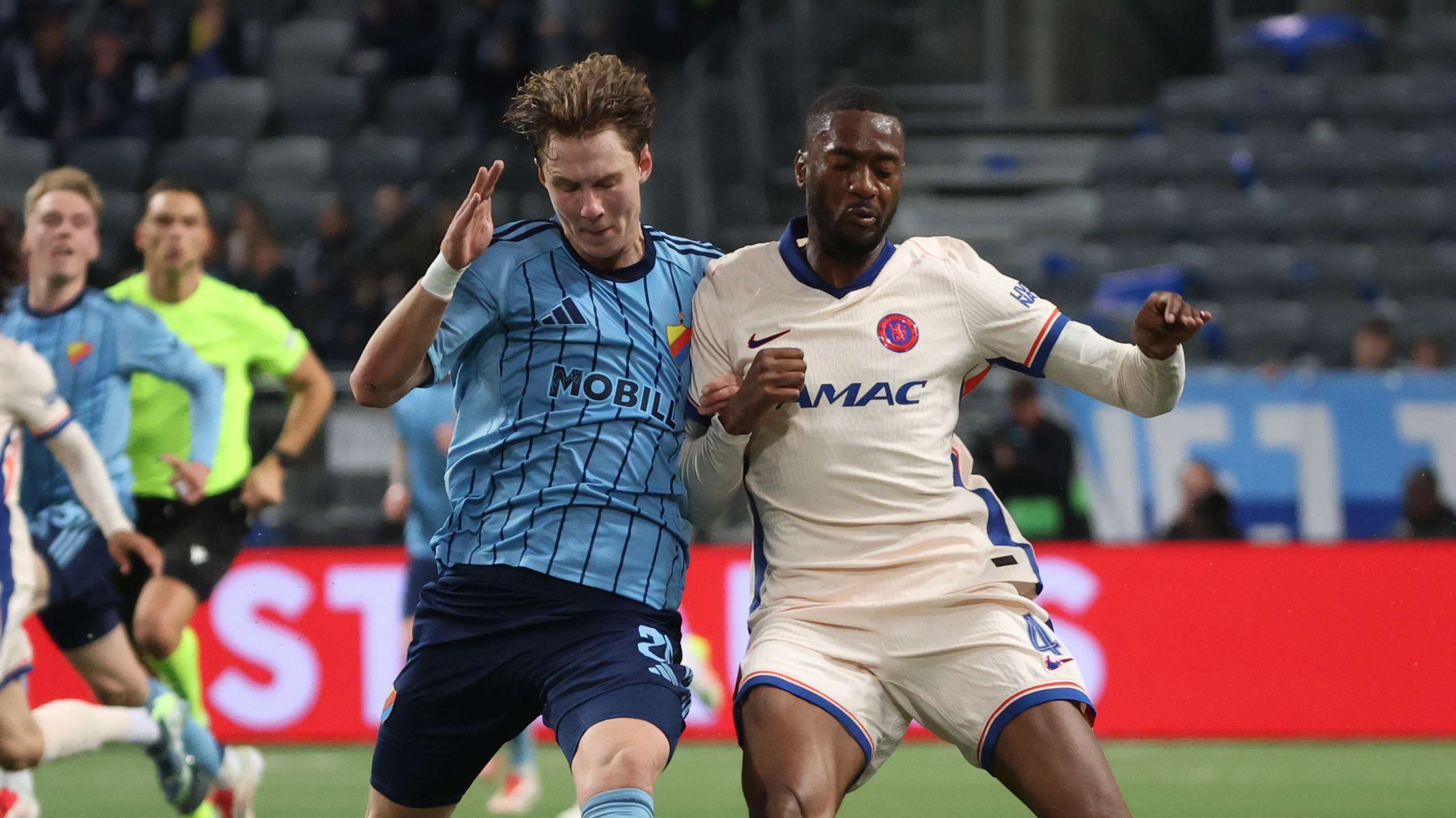 Djurgarden v Chelsea FC - UEFA Conference League 2024/25 Semi Final First Leg