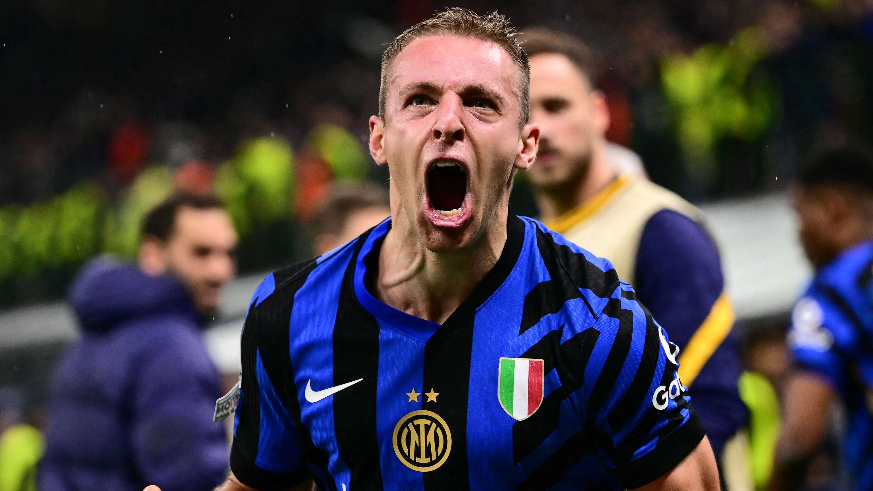 I nearly had a blackout!' - Inter hero Davide Frattesi reveals he suffered 'dizzy' spell in wild celebrations after scoring winning goal vs Barcelona in Champions League classic | Goal.com