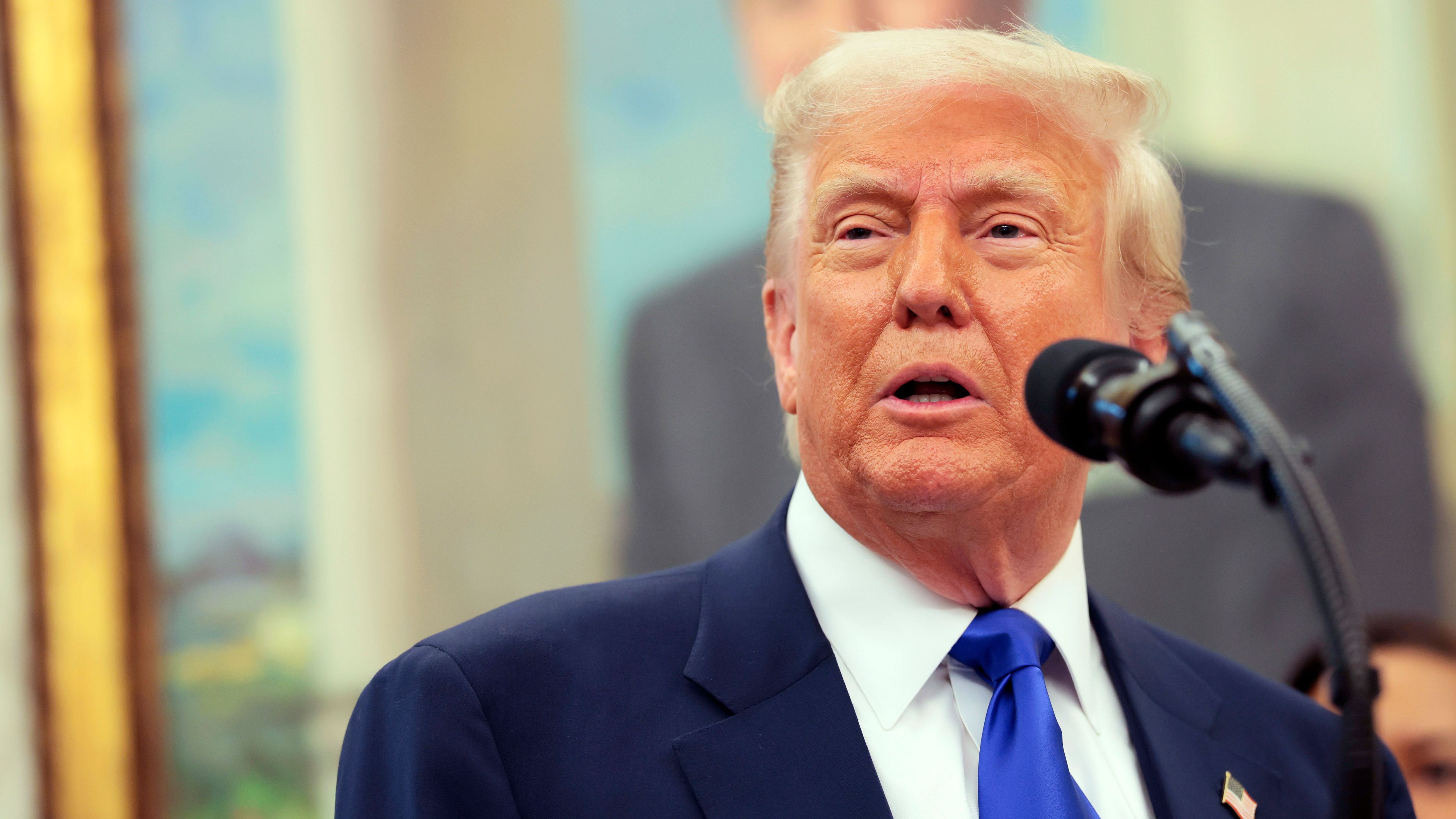 President Trump Announces 2027 NFL Draft To Be Held On The National Mall