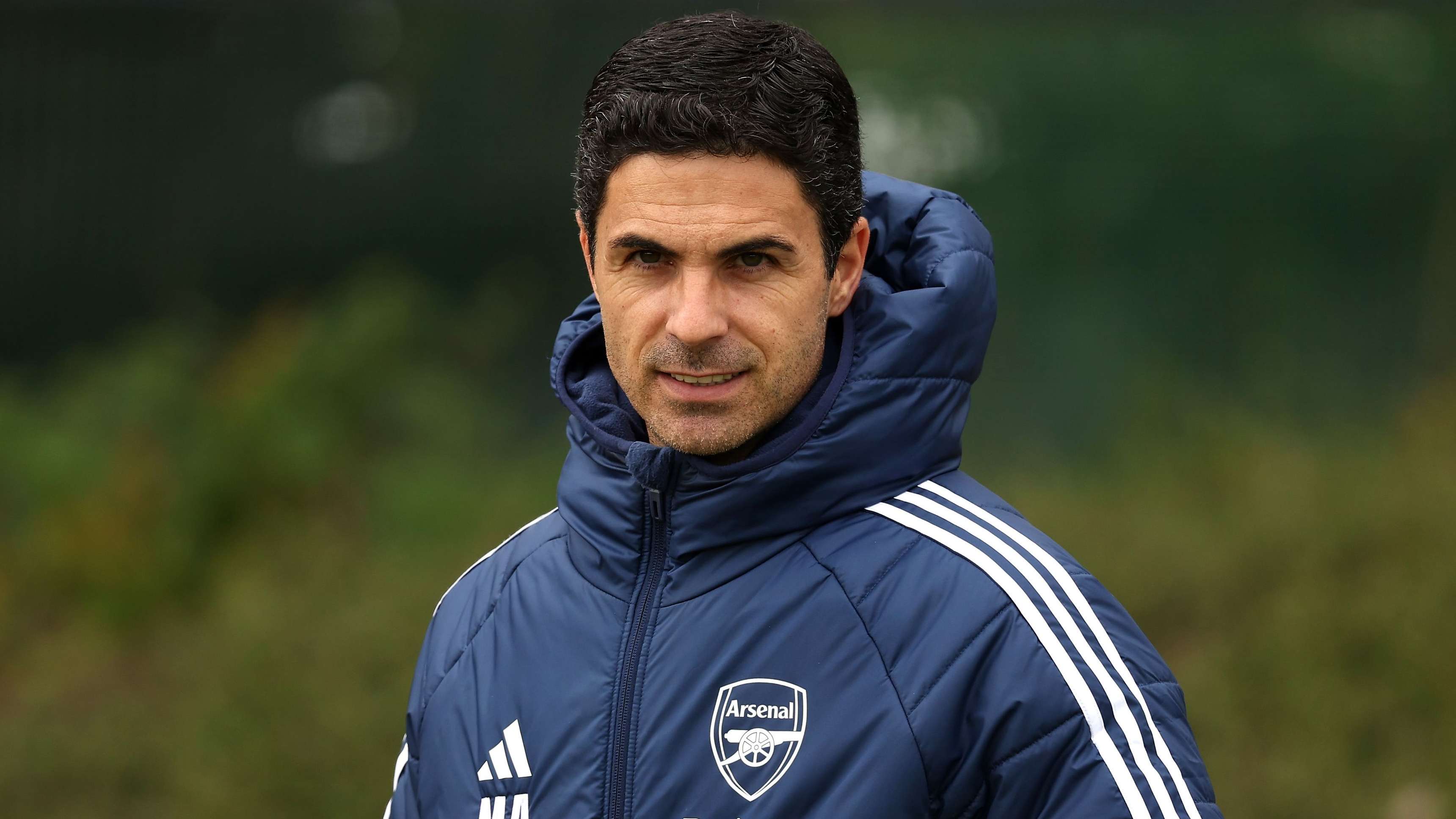 Arsenal FC Training Session And Press Conference - UEFA Champions League 2024/25 Semi Final Second Leg