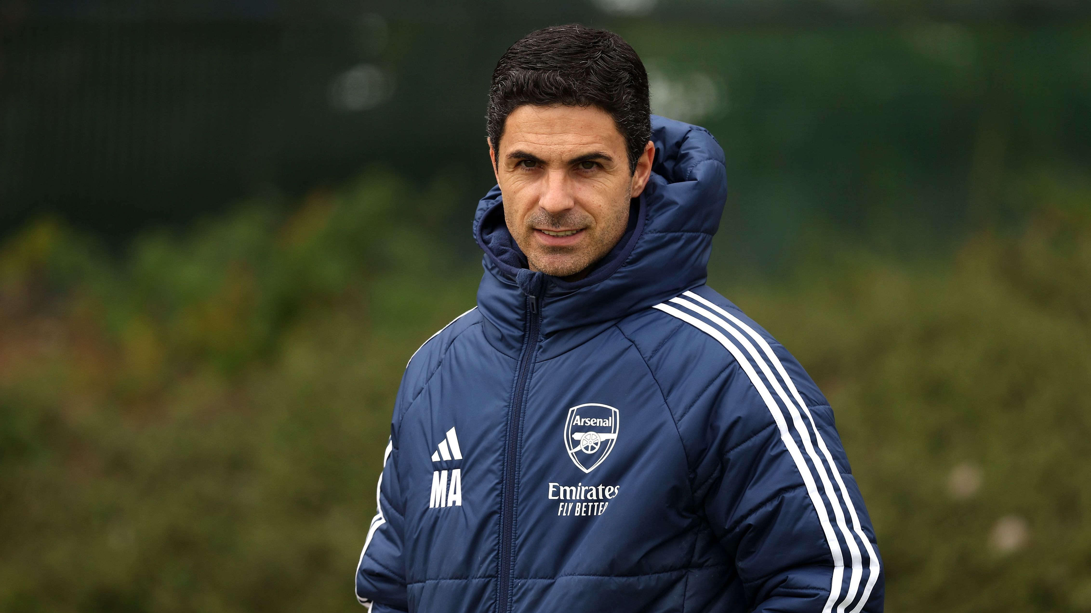 Arsenal FC Training Session And Press Conference - UEFA Champions League 2024/25 Semi Final Second Leg