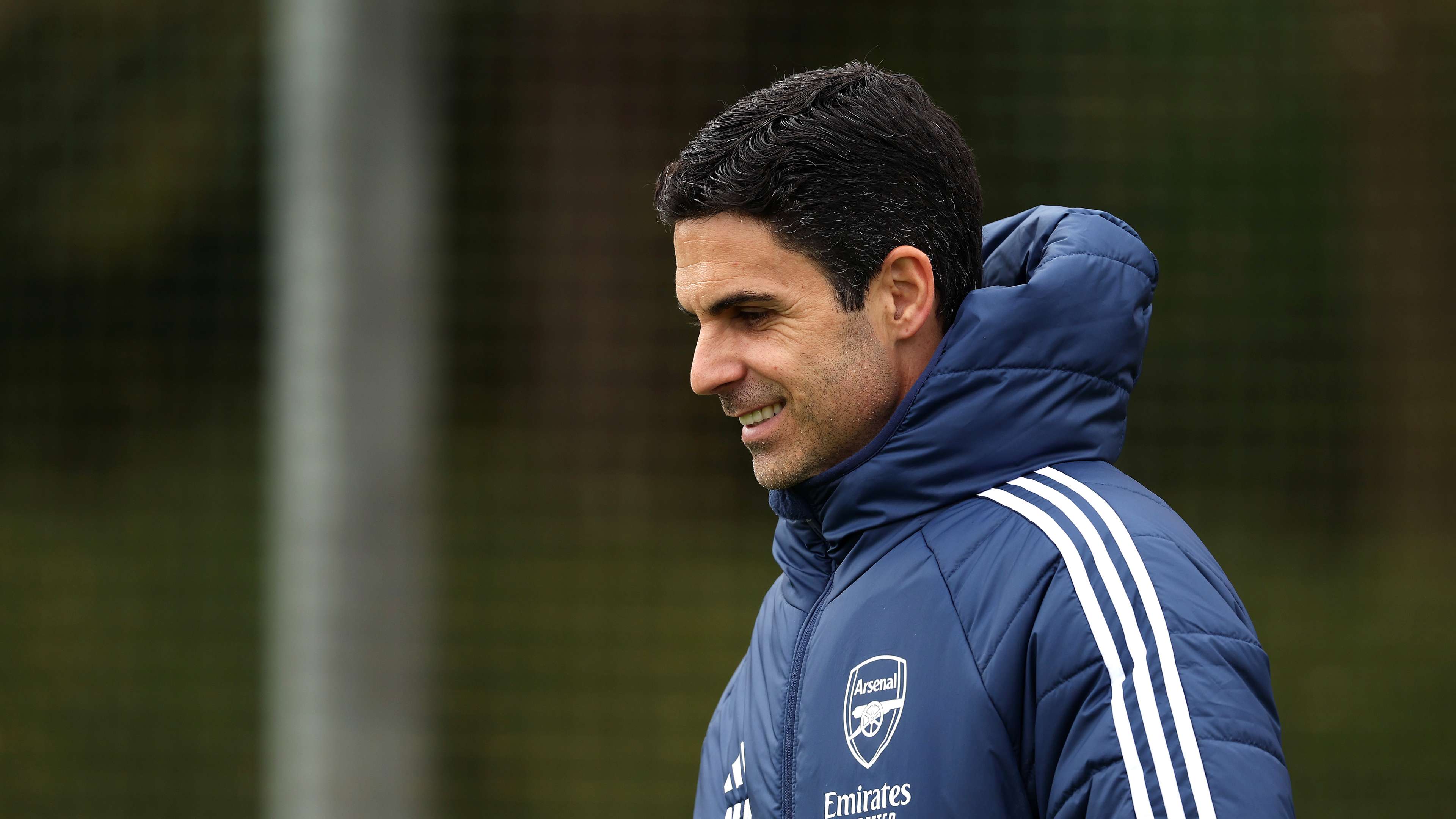 Arsenal FC Training Session And Press Conference - UEFA Champions League 2024/25 Semi Final Second Leg