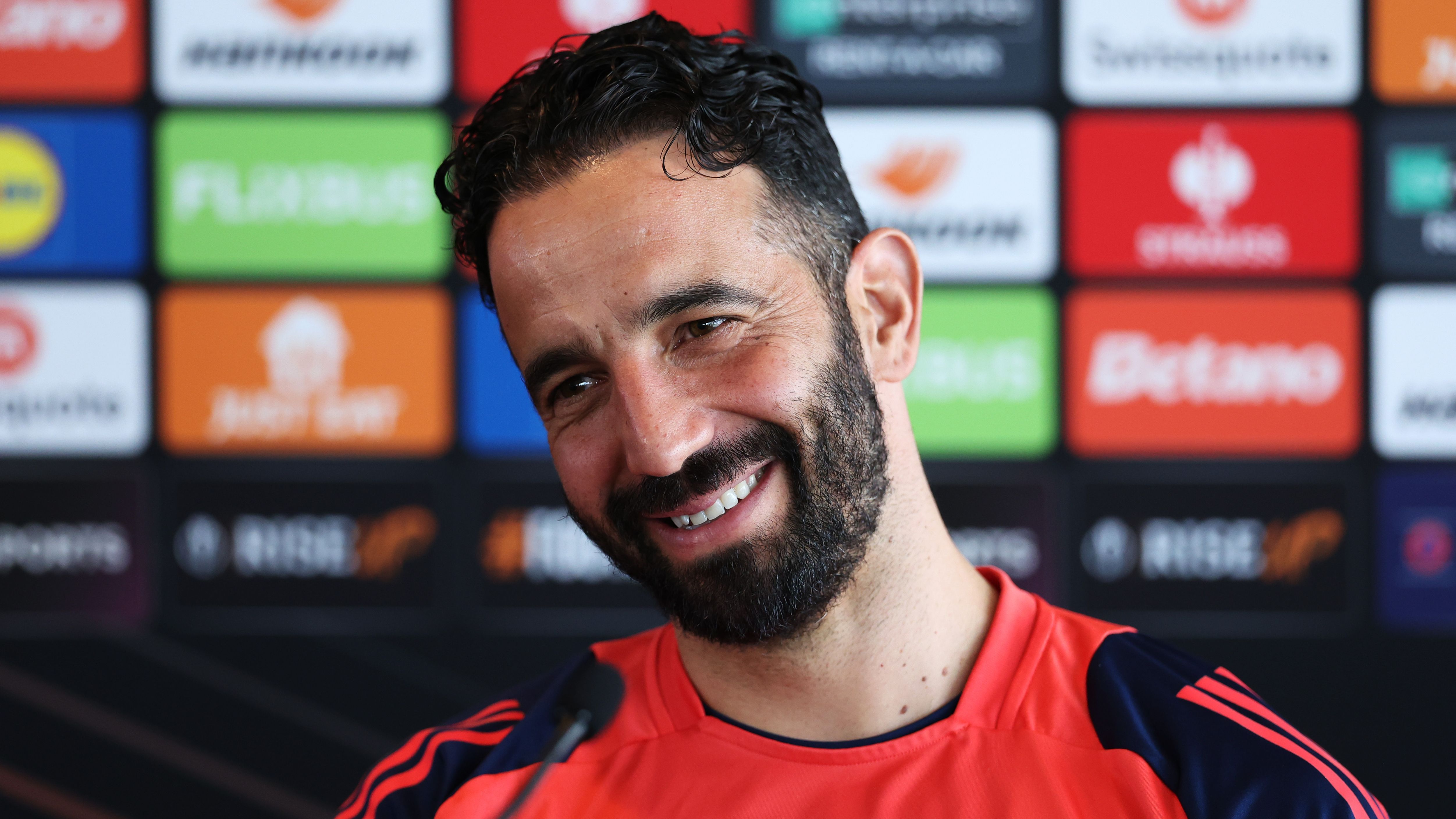 Manchester United Training Session And Press Conference - UEFA Europa League 2024/25 Semi Final Second Leg