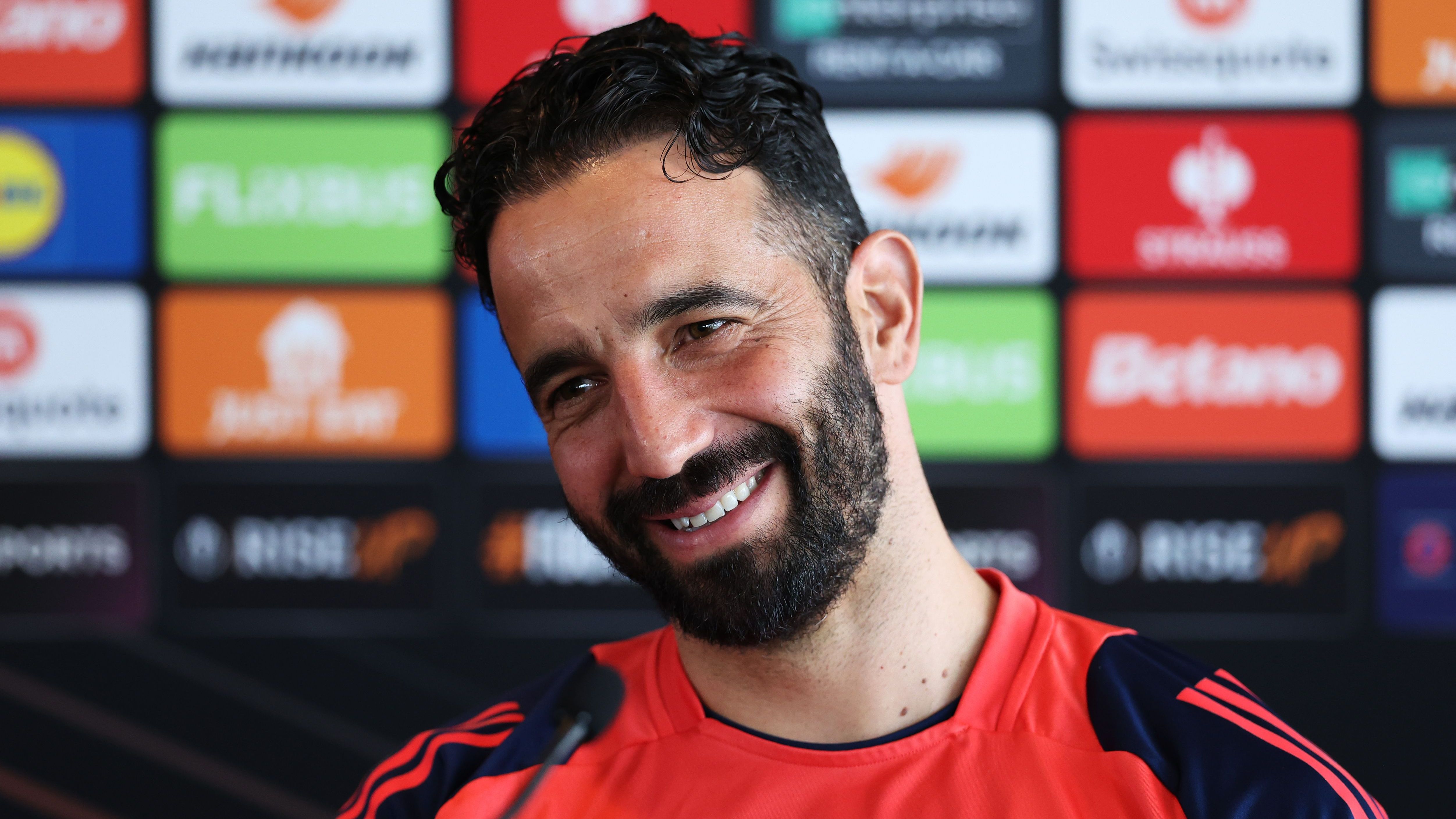 Manchester United Training Session And Press Conference - UEFA Europa League 2024/25 Semi Final Second Leg