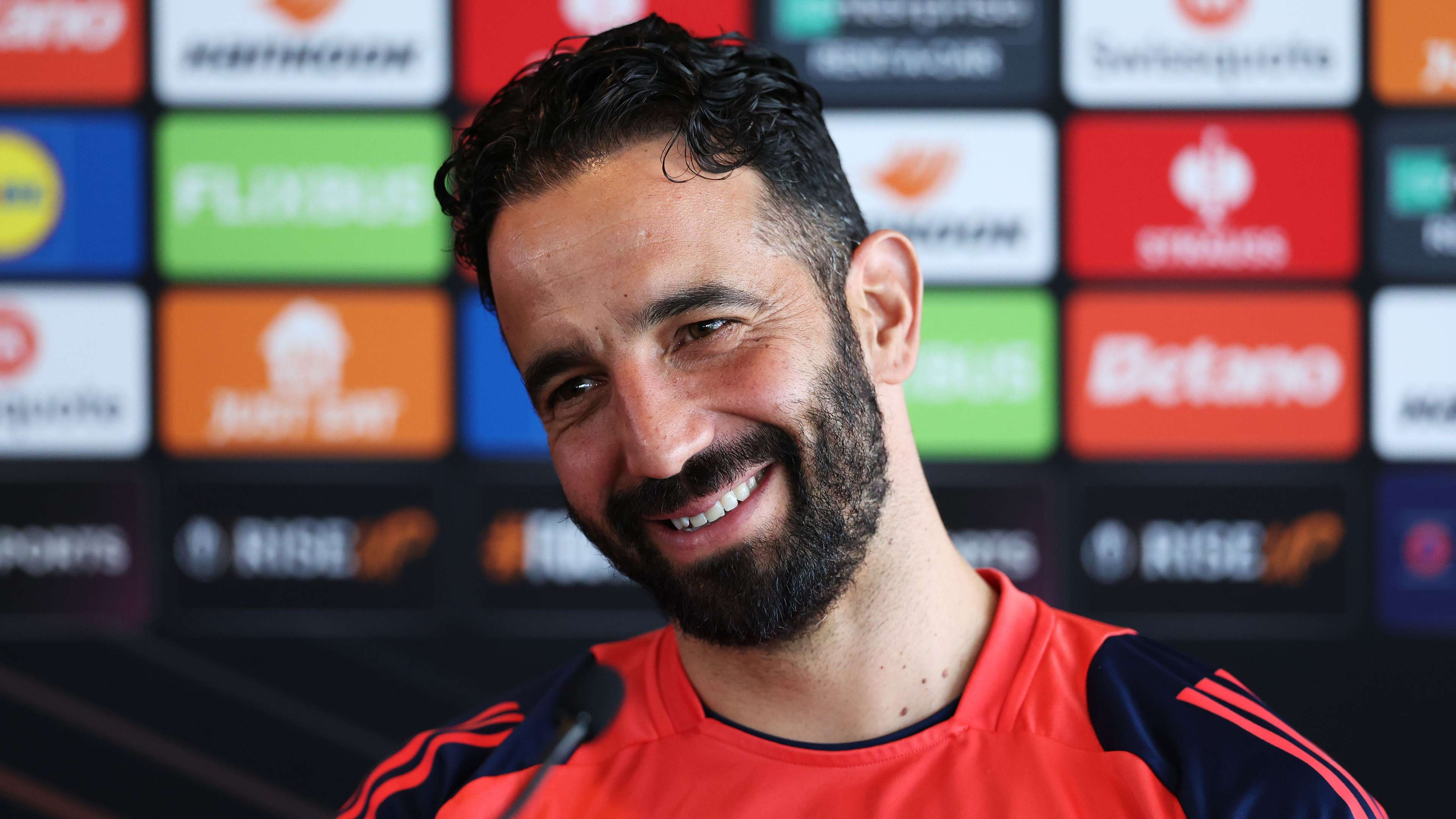 Manchester United Training Session And Press Conference - UEFA Europa League 2024/25 Semi Final Second Leg