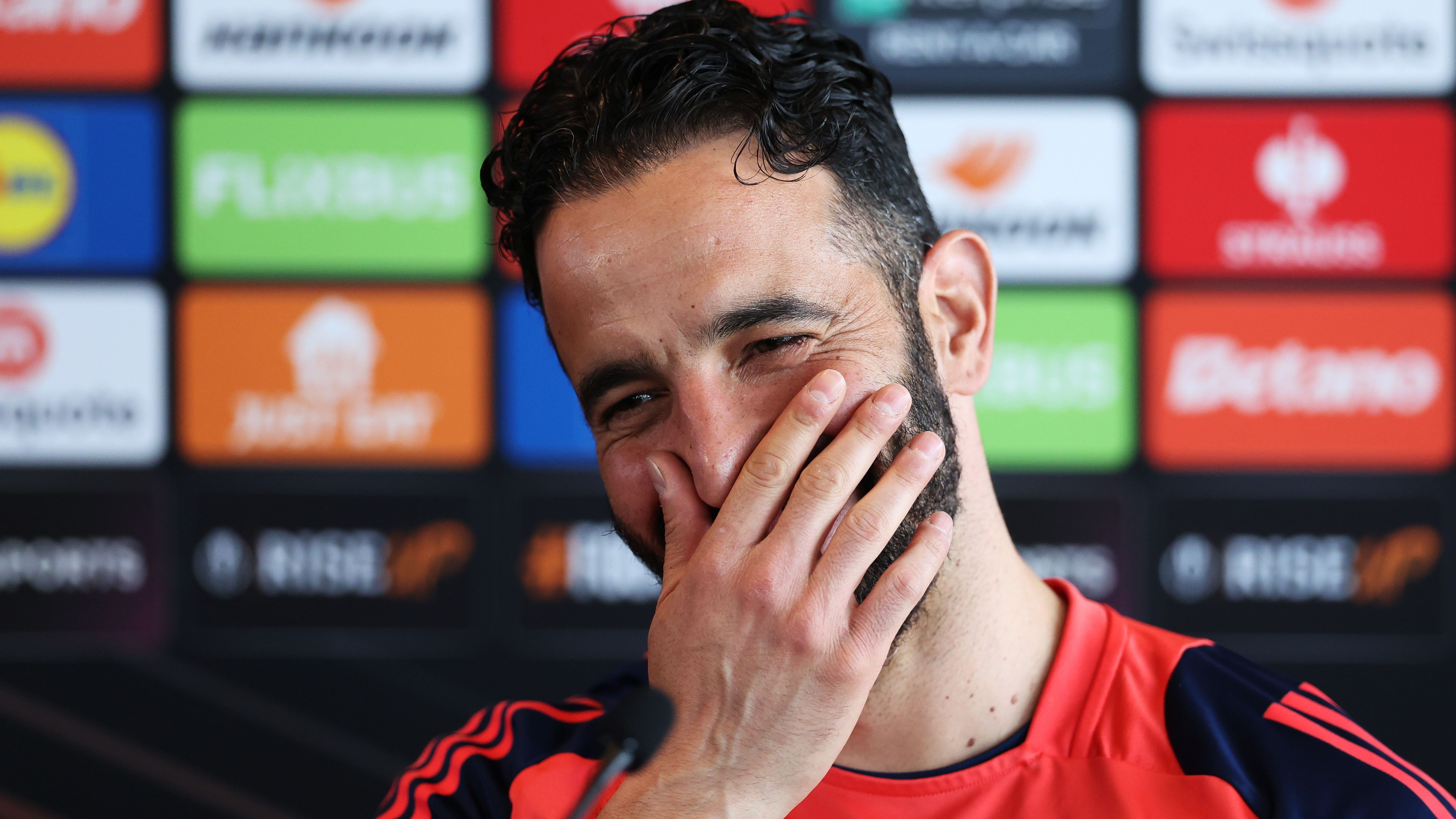 Manchester United Training Session And Press Conference - UEFA Europa League 2024/25 Semi Final Second Leg