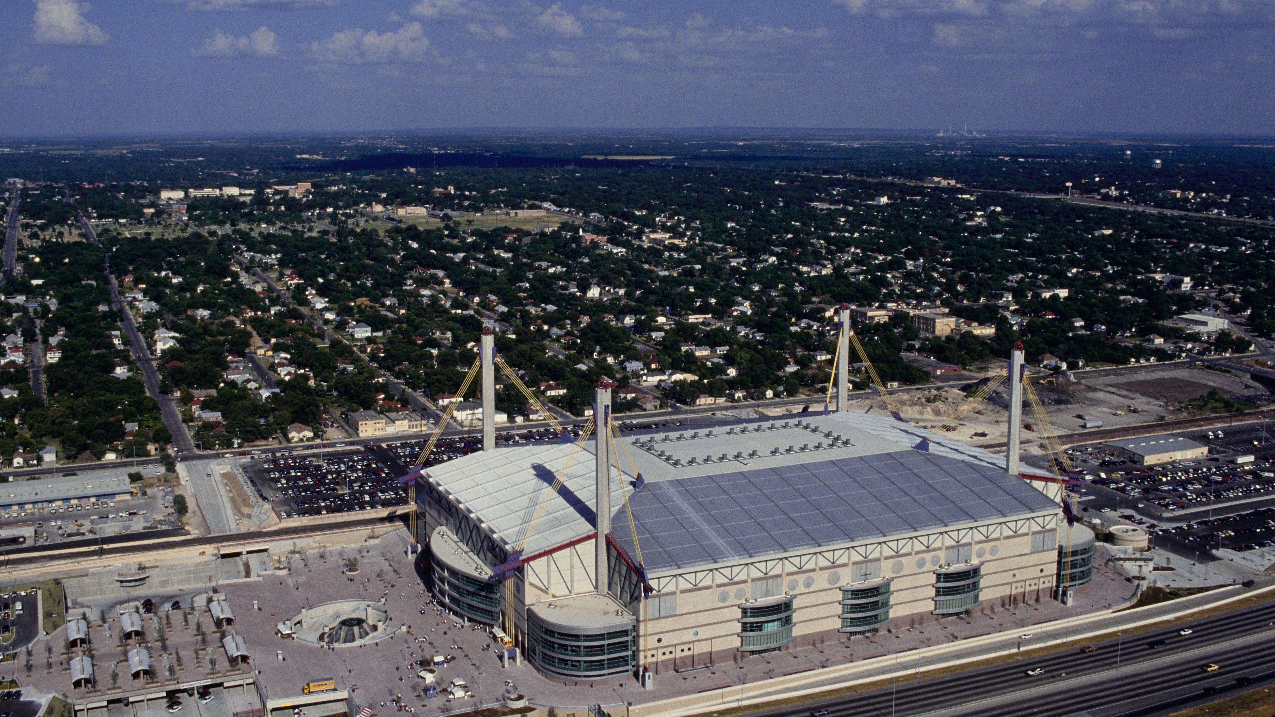 General Aerial View of the Alamodome Stadium
