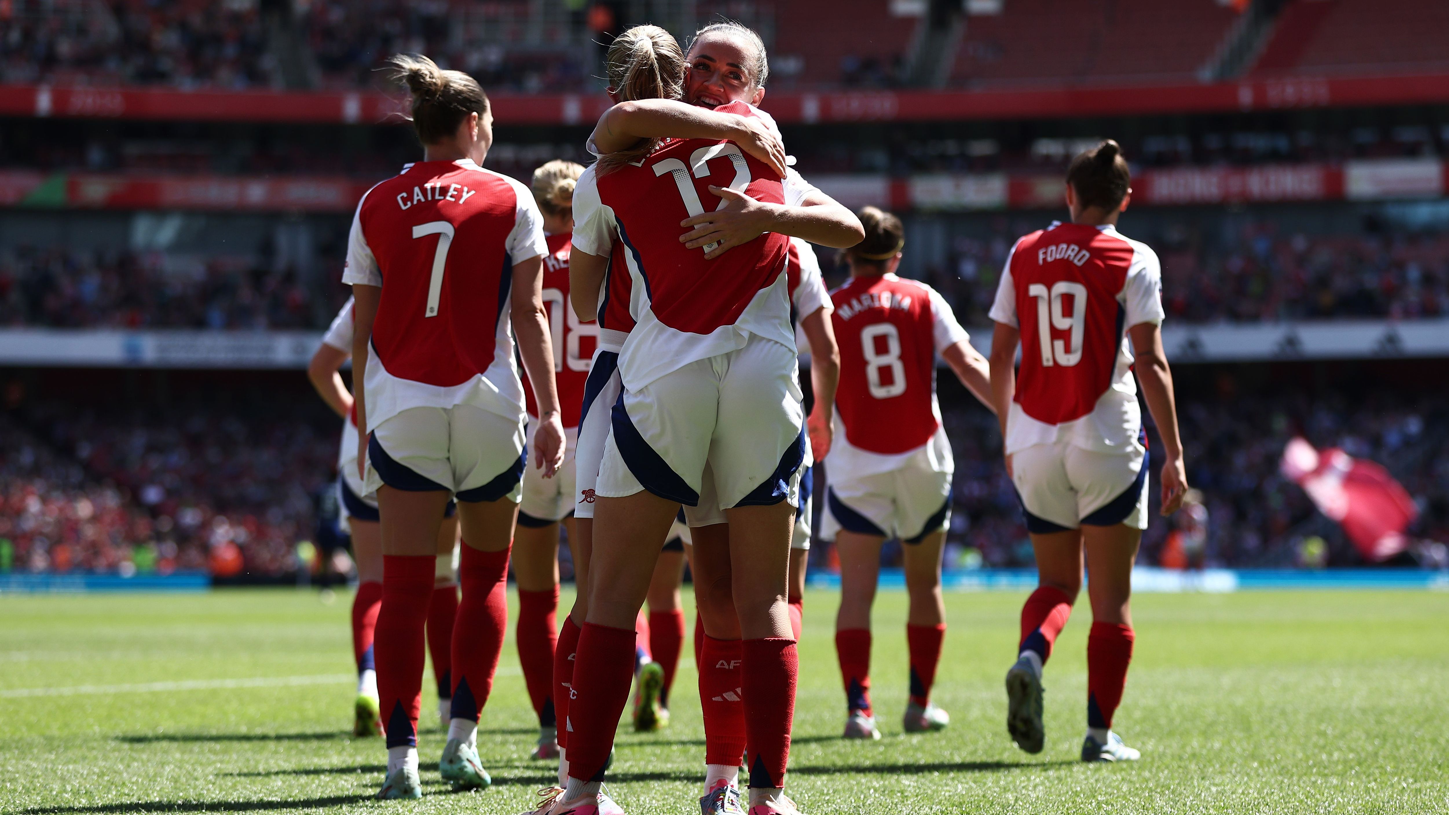 Arsenal FC v Manchester United FC - Barclays Women's Super League