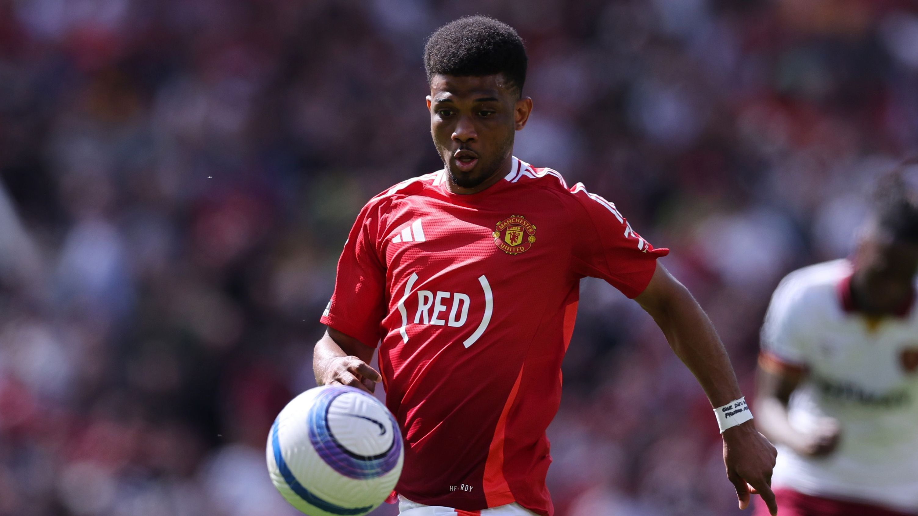 Amad Diallo follows Harry Maguire's lead! Man Utd forward attends Sunderland's Championship play-off clash with Coventry one day after England defender spotted watching Sheffield United triumph