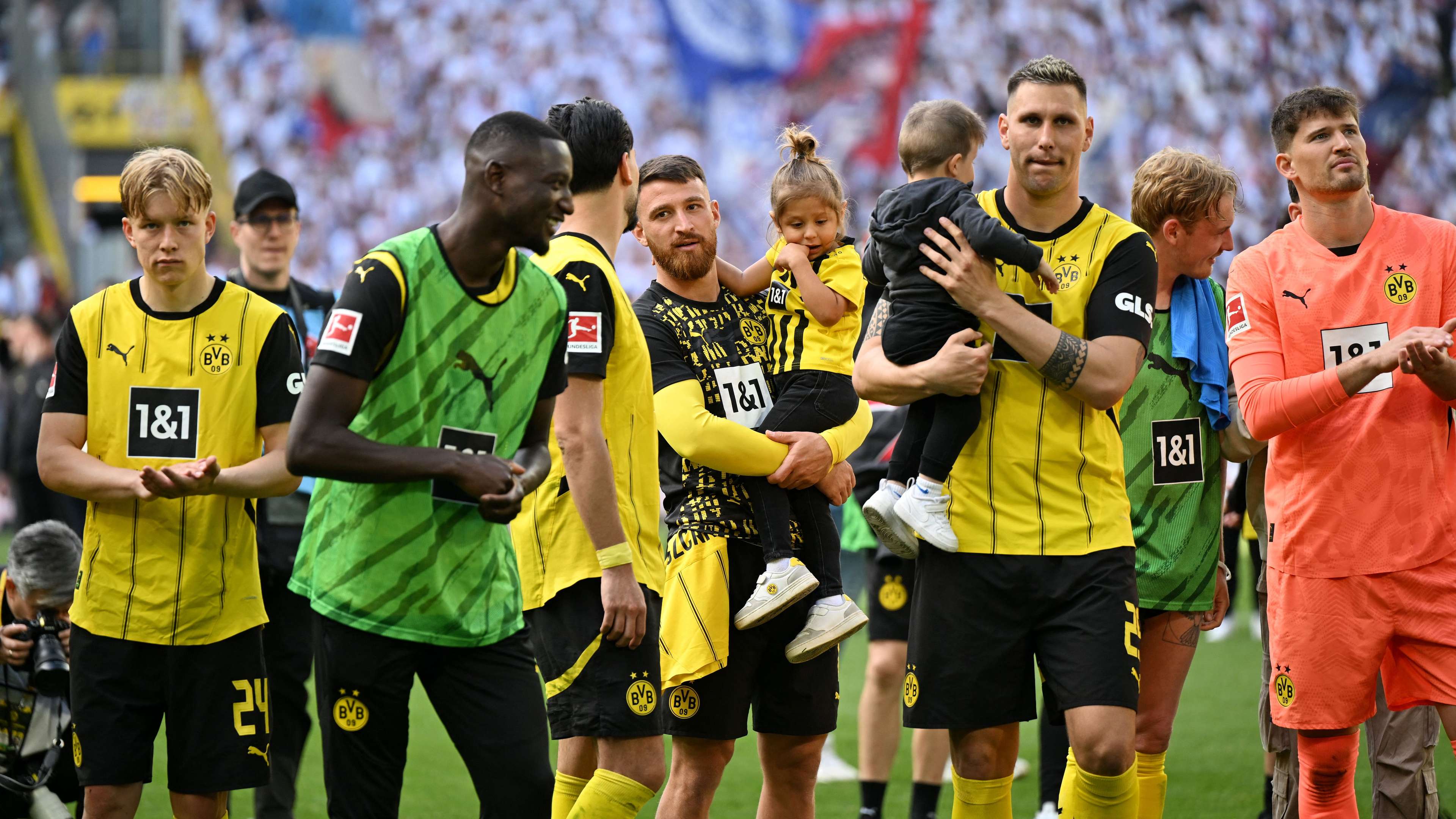 Borussia Dortmund strategically positioned a Yellow and Black branded beer truck