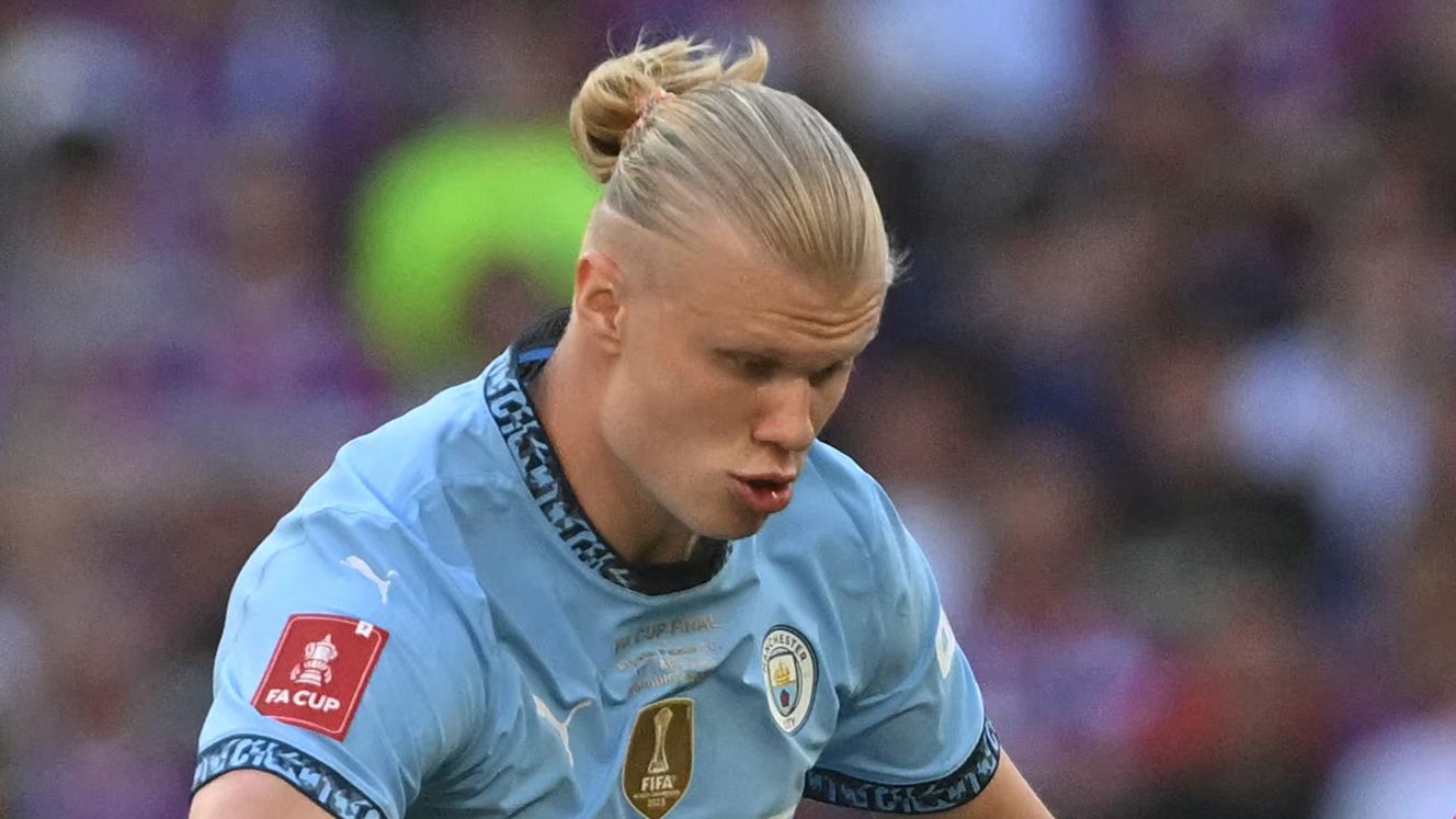 Erling Haaland's cup final hell goes on! Man City striker continues his horrific record in tournament deciders as Crystal Palace nullify Norwegian at Wembley | Goal.com UK