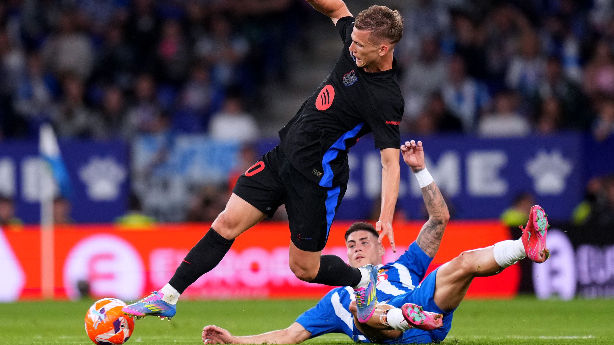 Lamine Yamal wraps up the title! Teen  star curls in a beauty and sets up another to crown Hansi Flick's men La  Liga champions with victory.