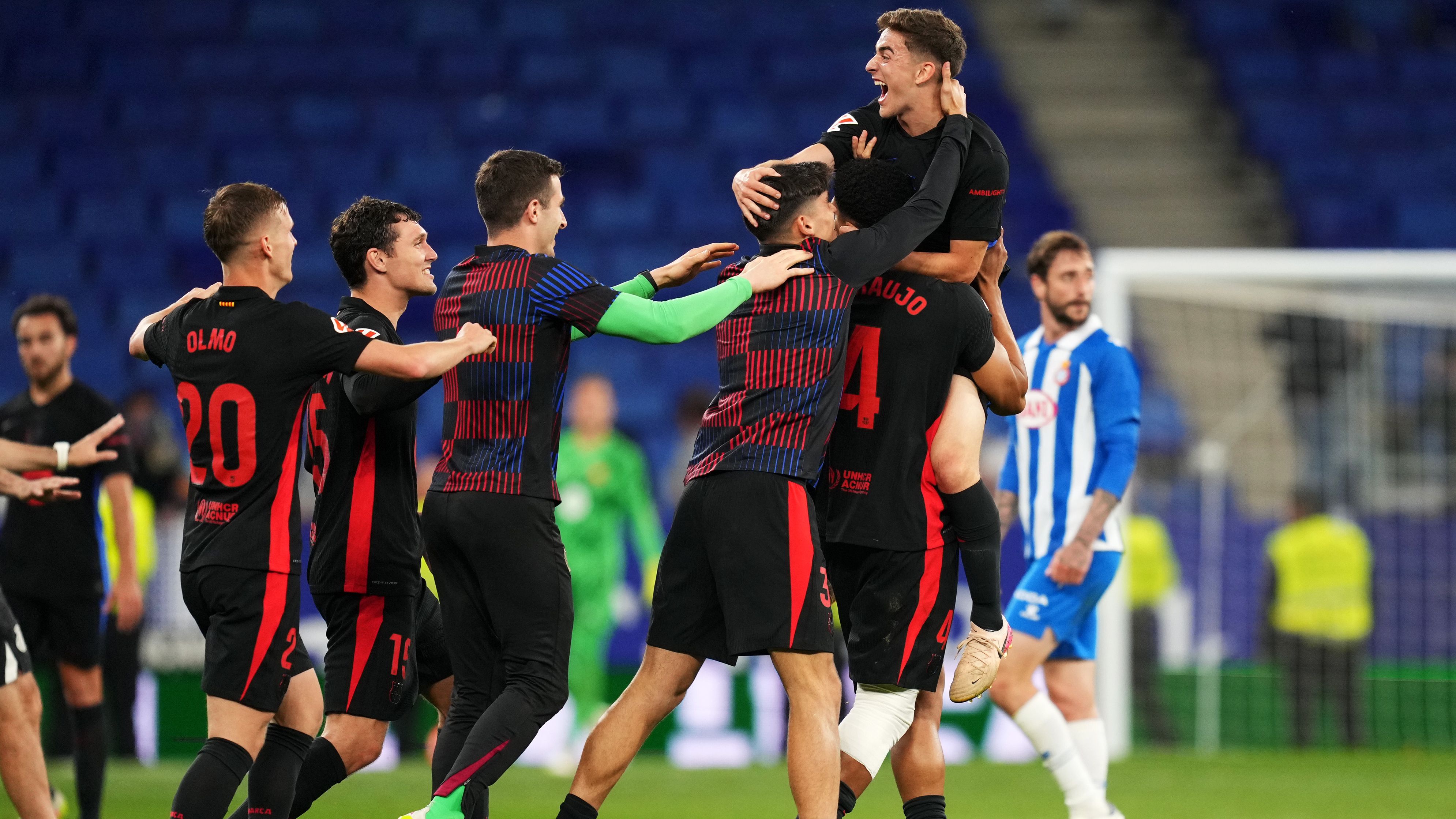 VIDEO: Barcelona get the job done! Lamine Yamal's stunning goal against  Espanyol secures La Liga title as Hansi Flick's debut season ends with  domestic doubl