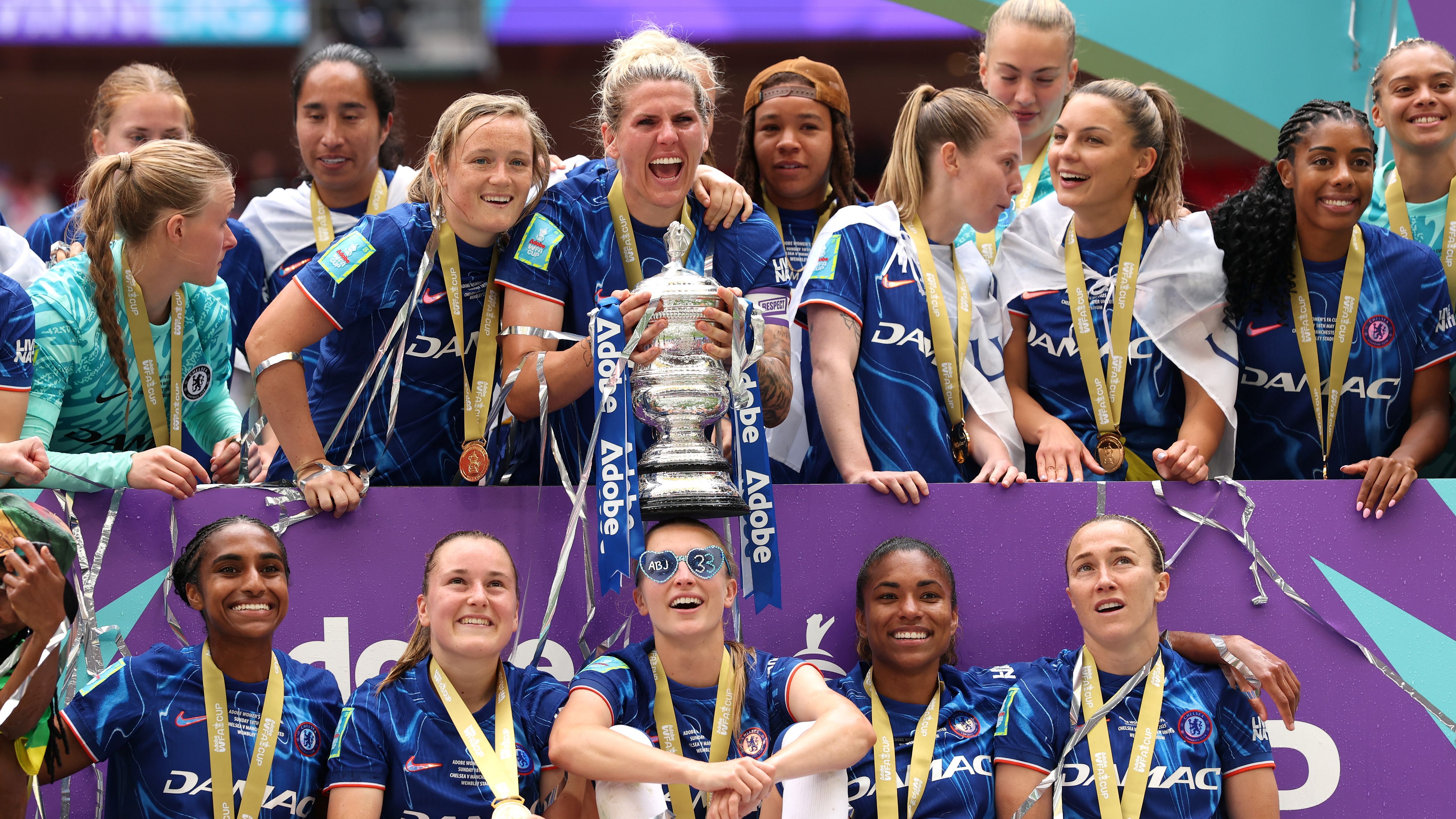 Chelsea v Manchester United - The Adobe Women's FA Cup Final