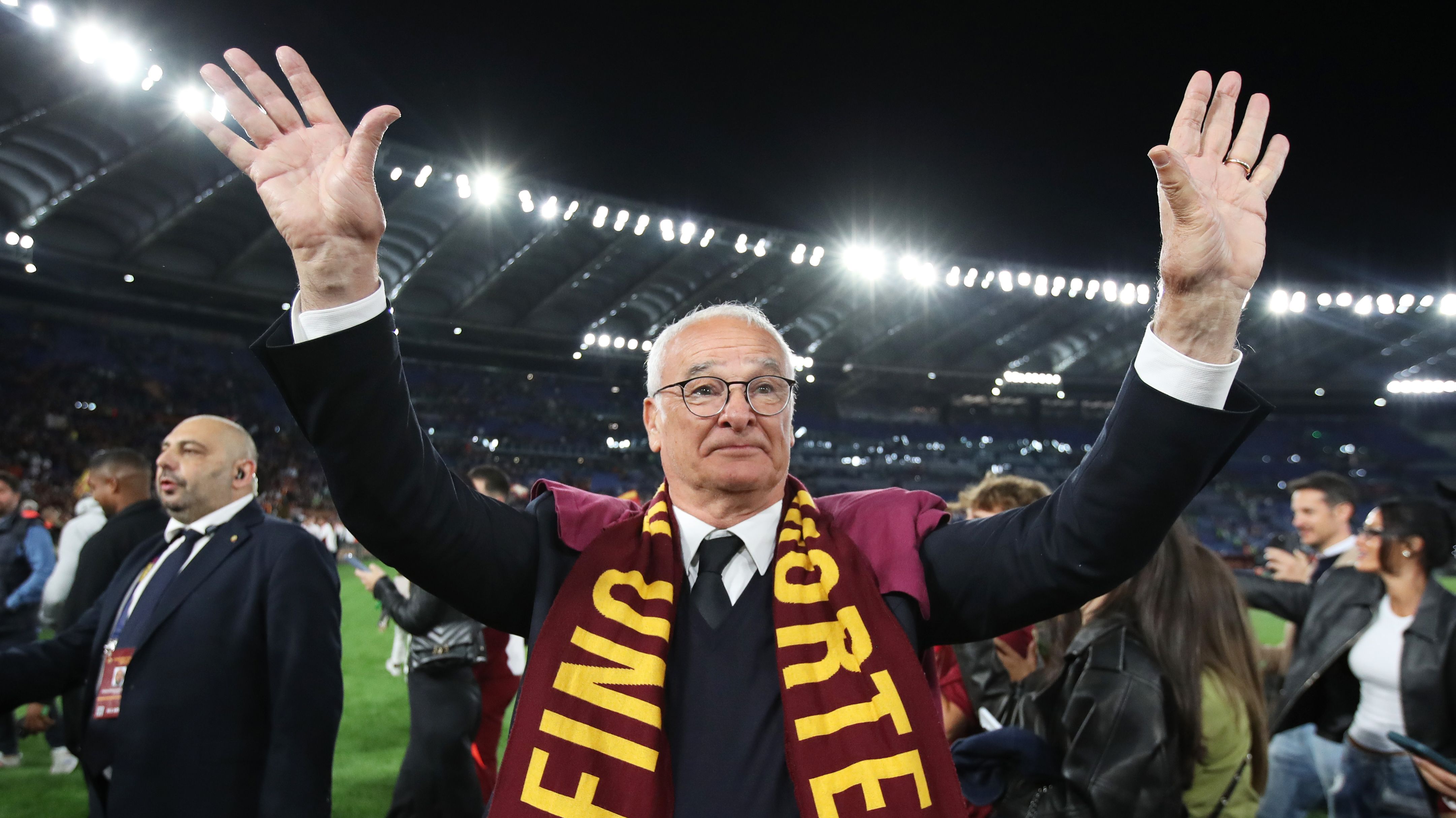 'They stood with me' - Claudio Ranieri praises Roma players after beating AC Milan in his final home game to keep Champions League hopes alive | Goal.com UK