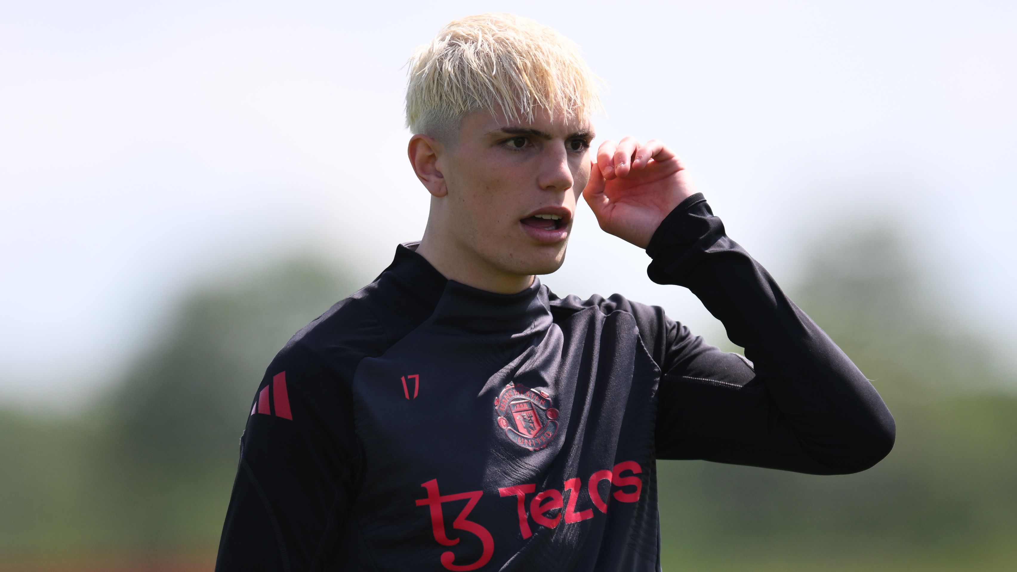 Manchester United Training Session And Press Conference - UEFA Europa League Final 2025