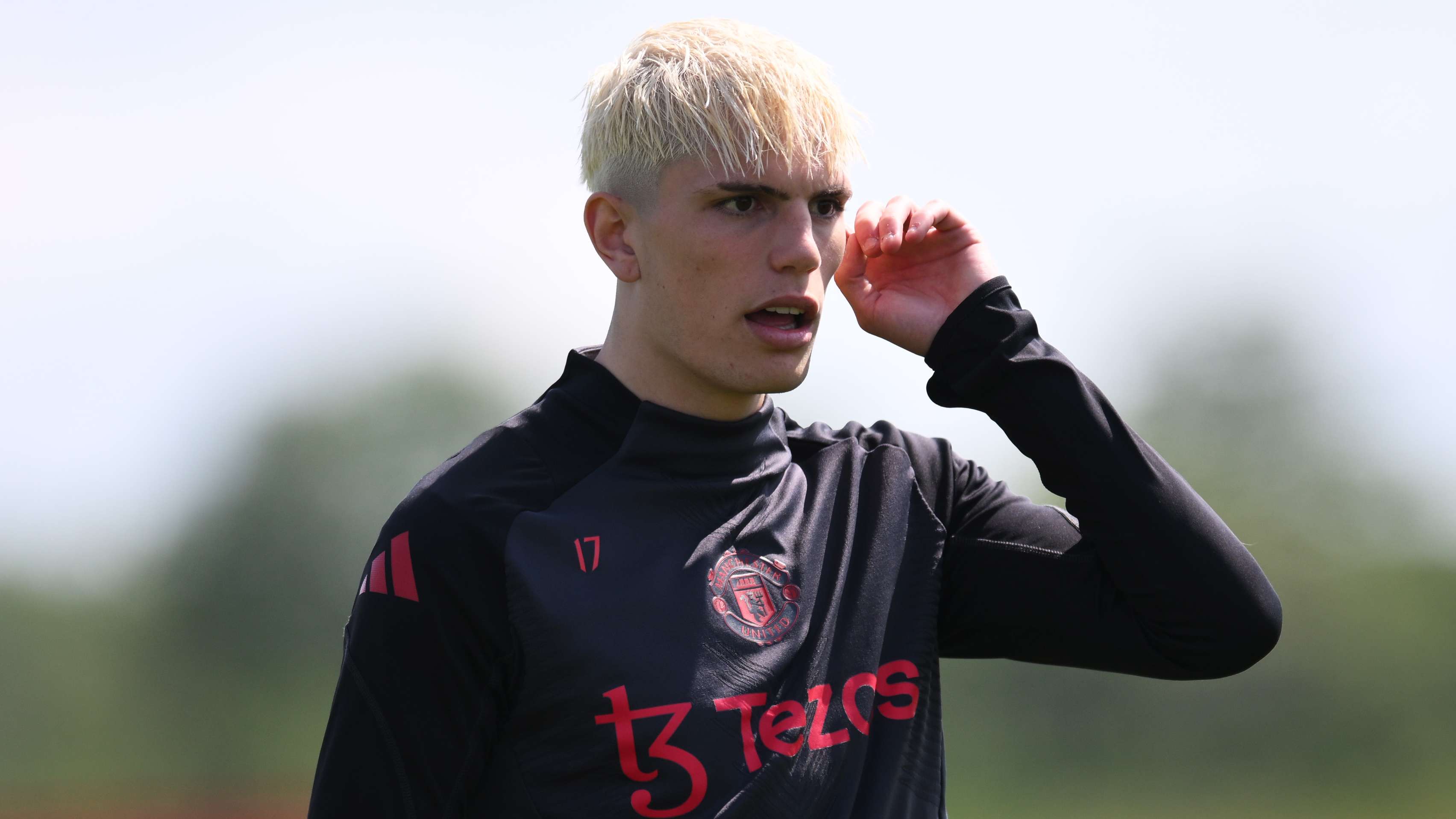 Manchester United Training Session And Press Conference - UEFA Europa League Final 2025