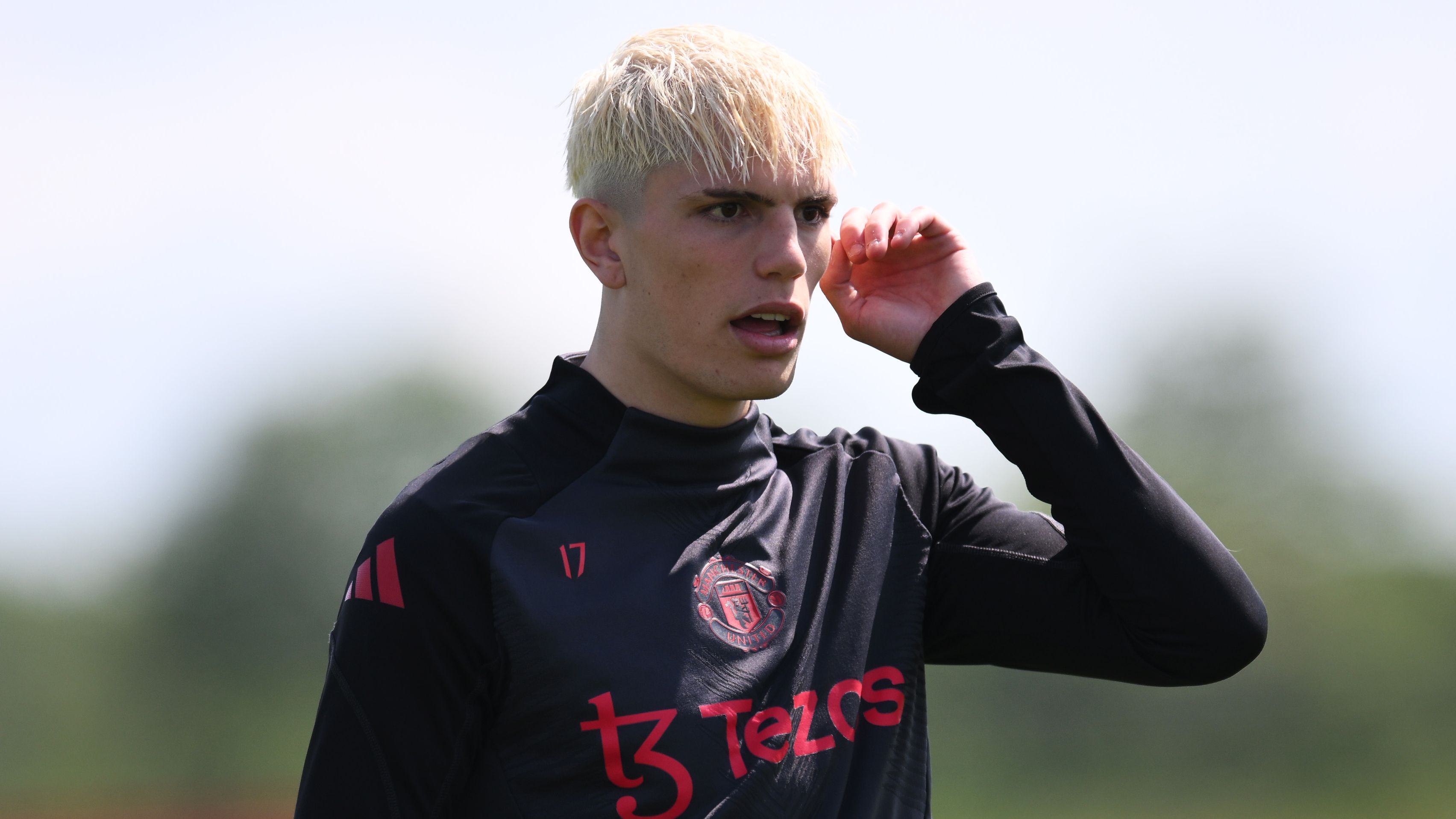 Manchester United Training Session And Press Conference - UEFA Europa League Final 2025