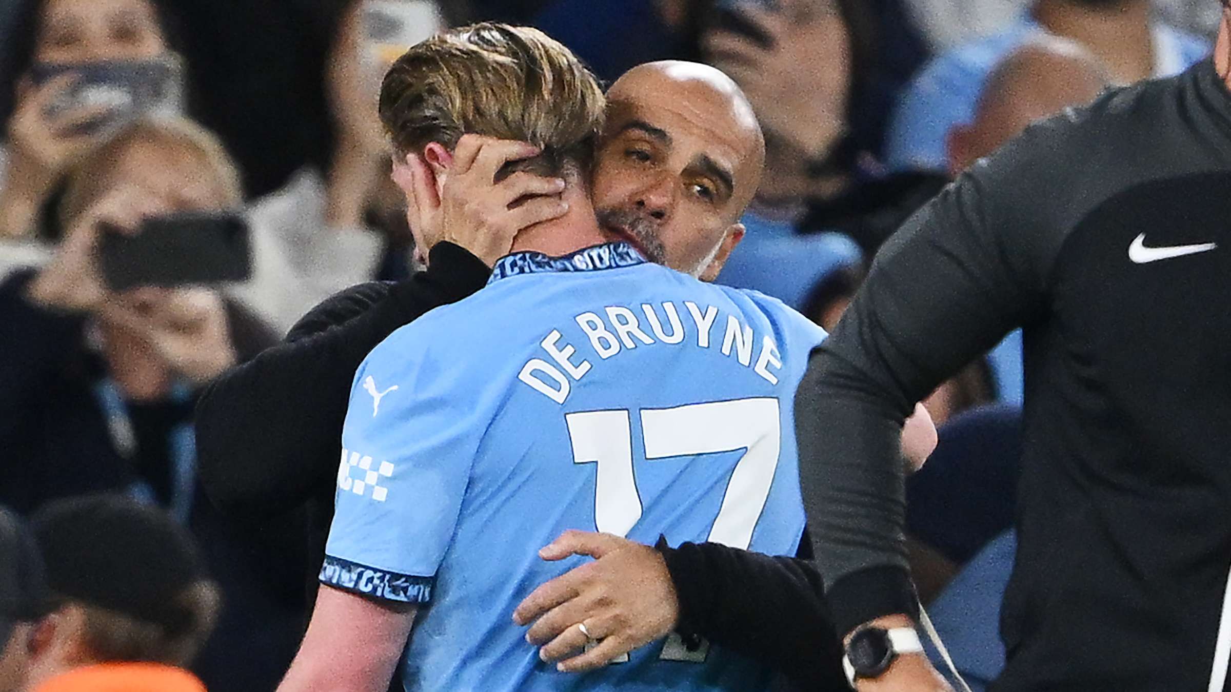 De Bruyne was on the pitch at the Bernabéu