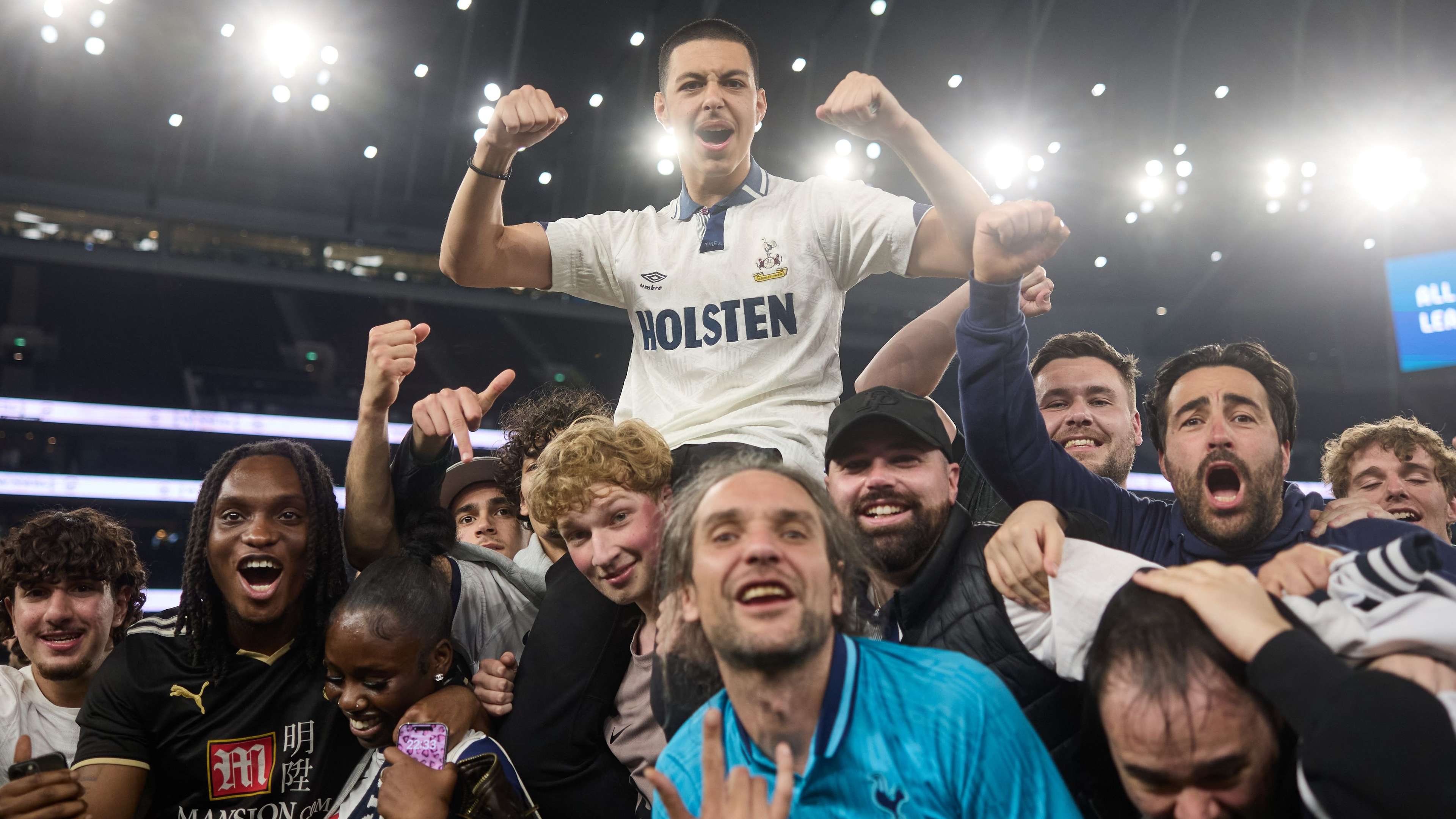 Tottenham Hotspur Fans Watch The UEFA Europa League Final In North London Pubs