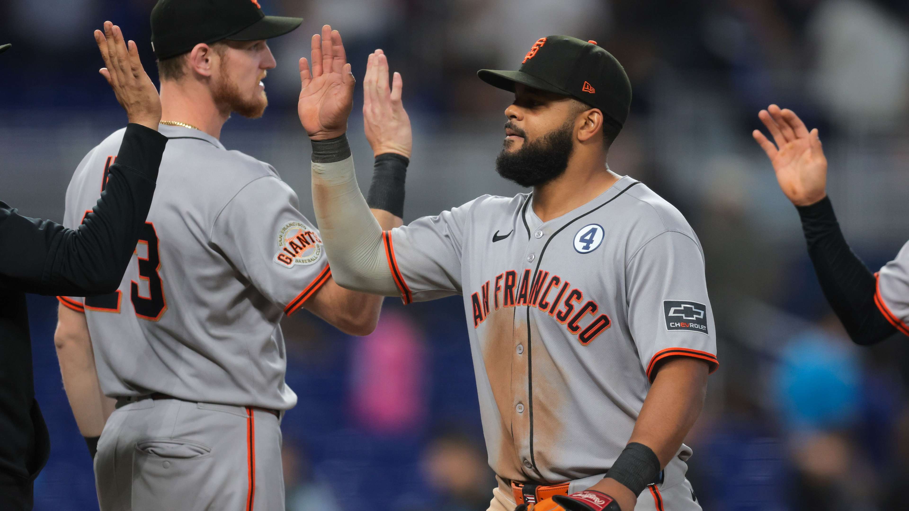 San Francisco Giants v Miami Marlins